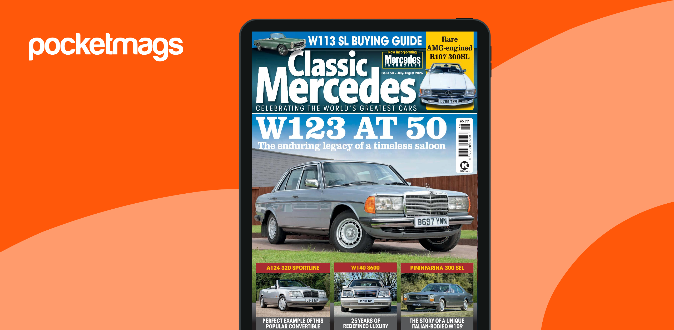 Classic Mercedes Magazine Subscriptions and July/August 2026 Issue