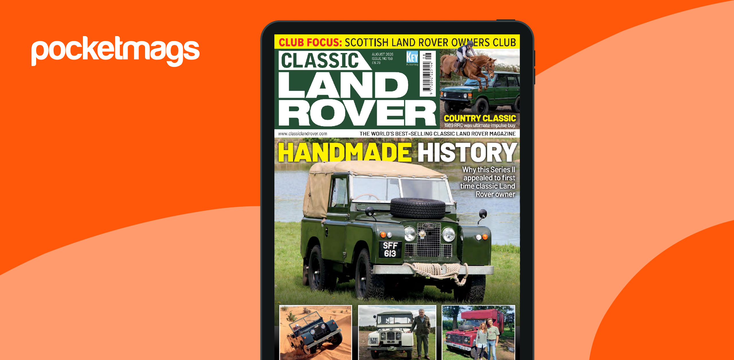 Classic Land Rover Magazine Subscriptions and August 2026 Issue