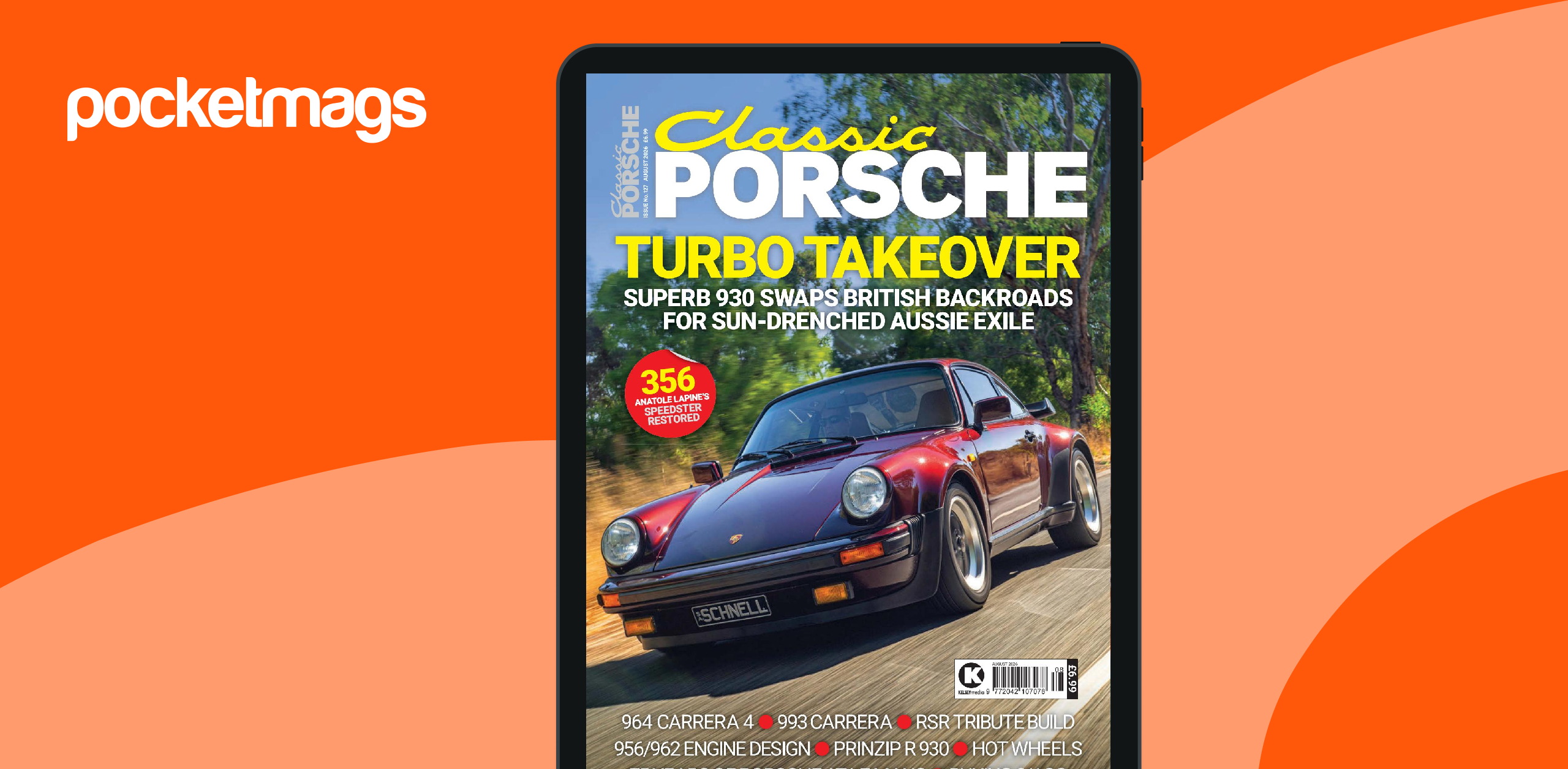 Classic Porsche Magazine Subscriptions and Aug-26 Issue