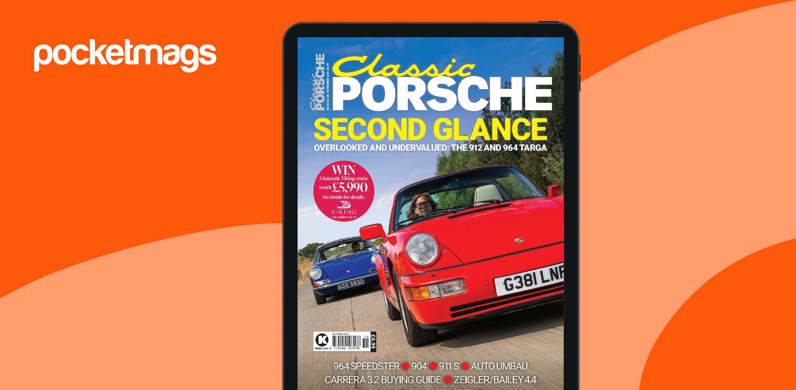 Classic Porsche Magazine Subscriptions and Nov-26 Issue