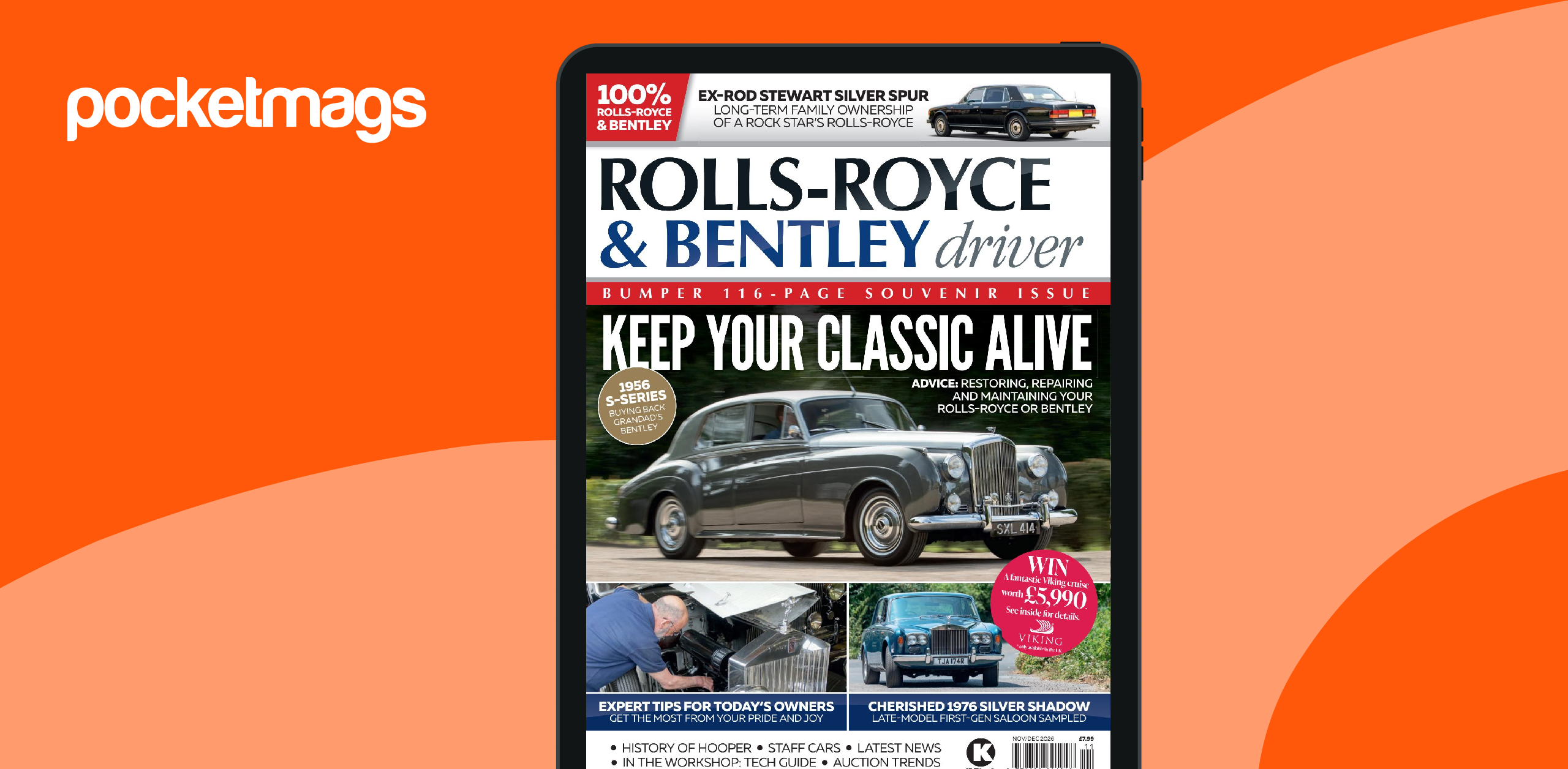 Rolls-Royce & Bentley Driver Magazine Subscriptions and Nov/Dec