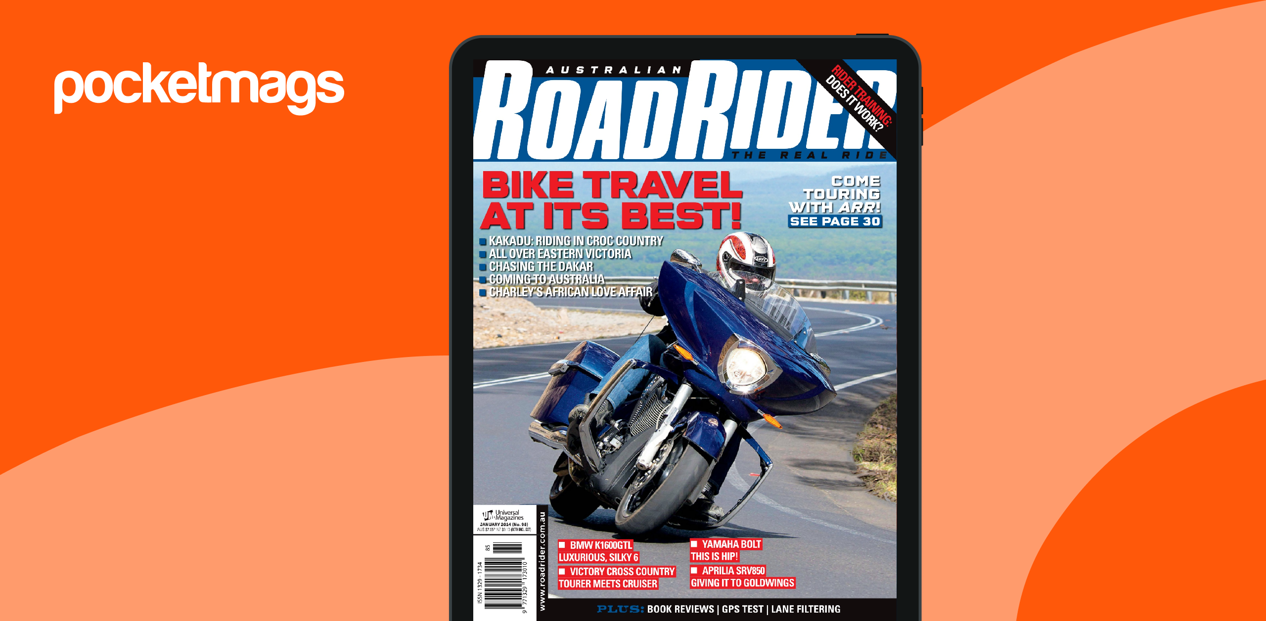 Australian Road Rider Magazine - Issue#98 - January 2014 Back Issue