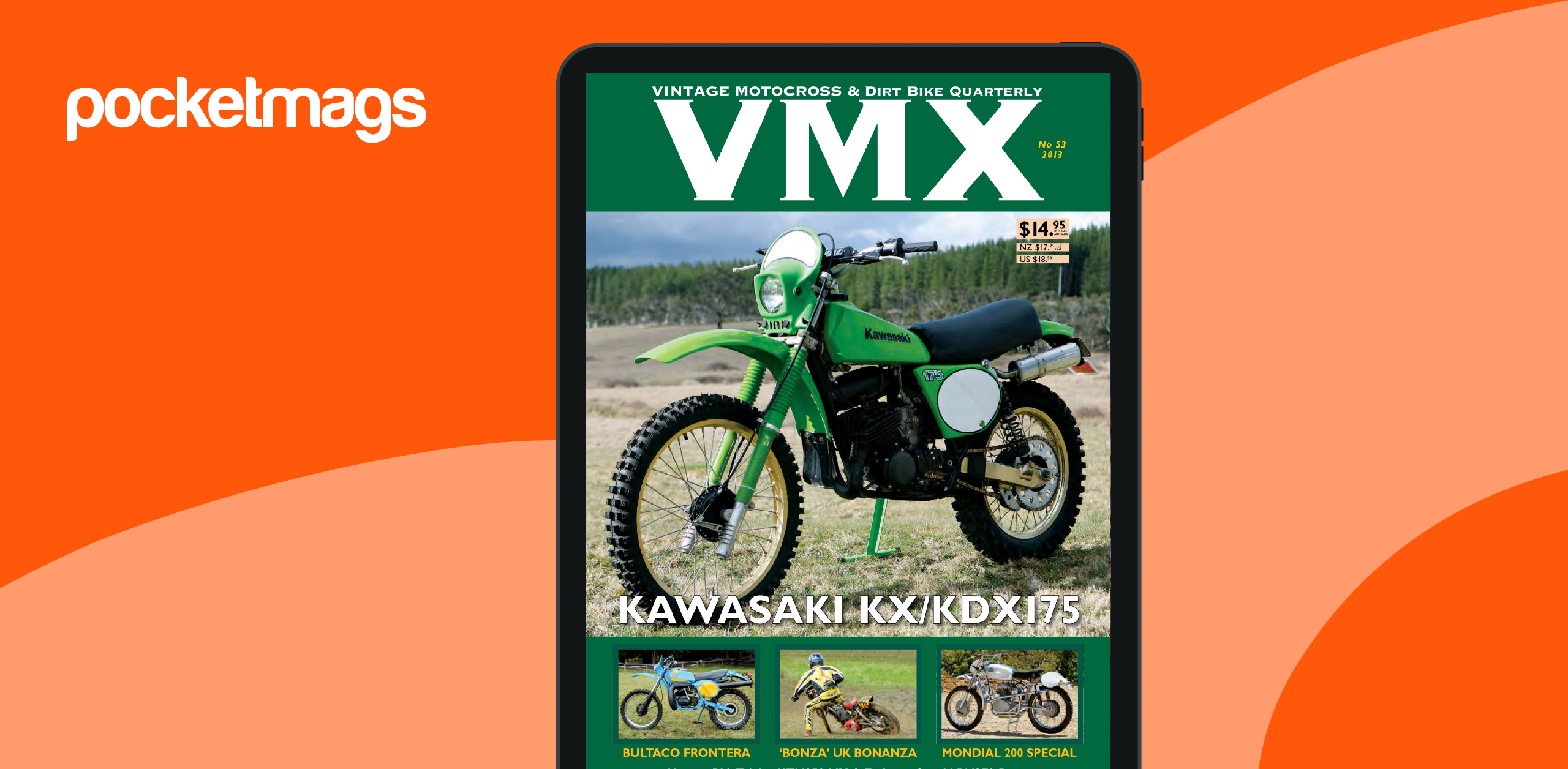 Motocross America ( VMX の資料に ) VMX Magazine - VMX Issue 53 Back Issue