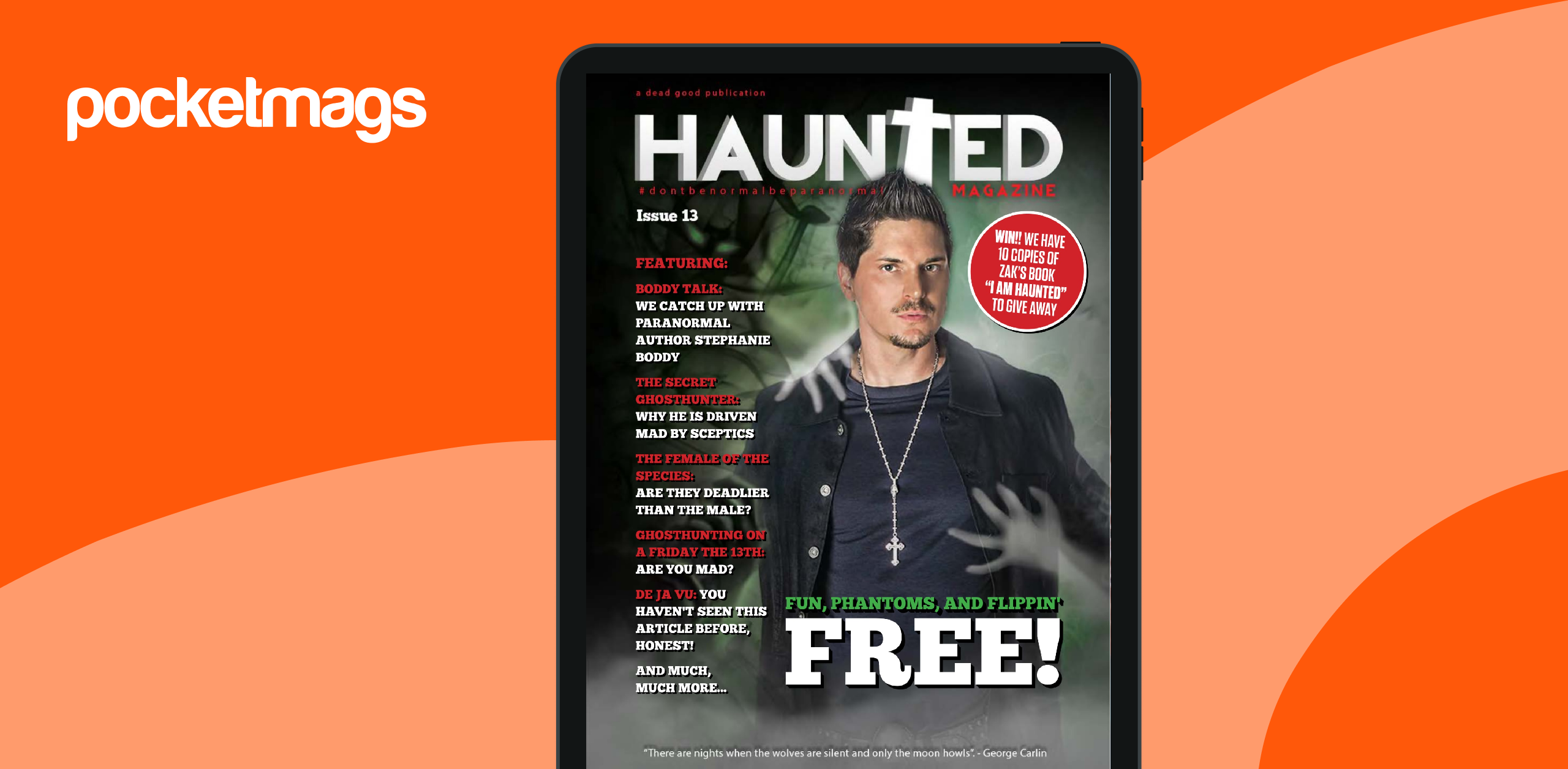 Haunted Magazine - Issue 13 with Zak Bagans Back Issue