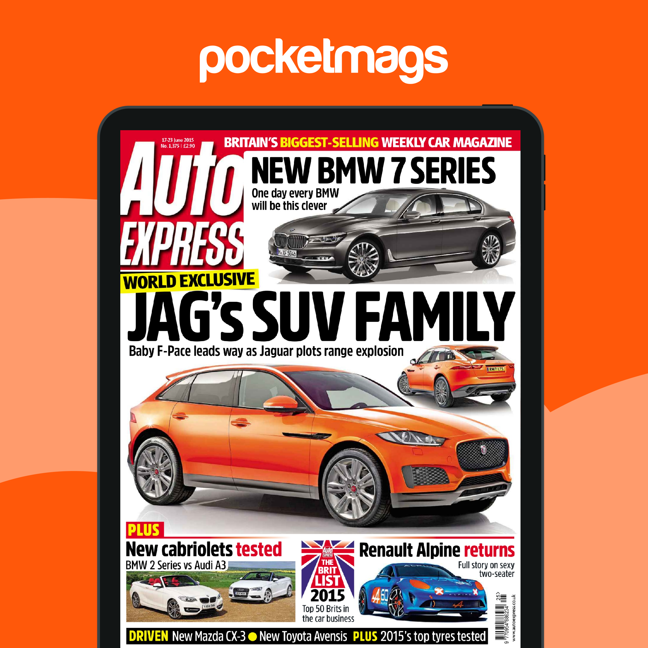 Auto Express Magazine - June 17. 2015 Back Issue