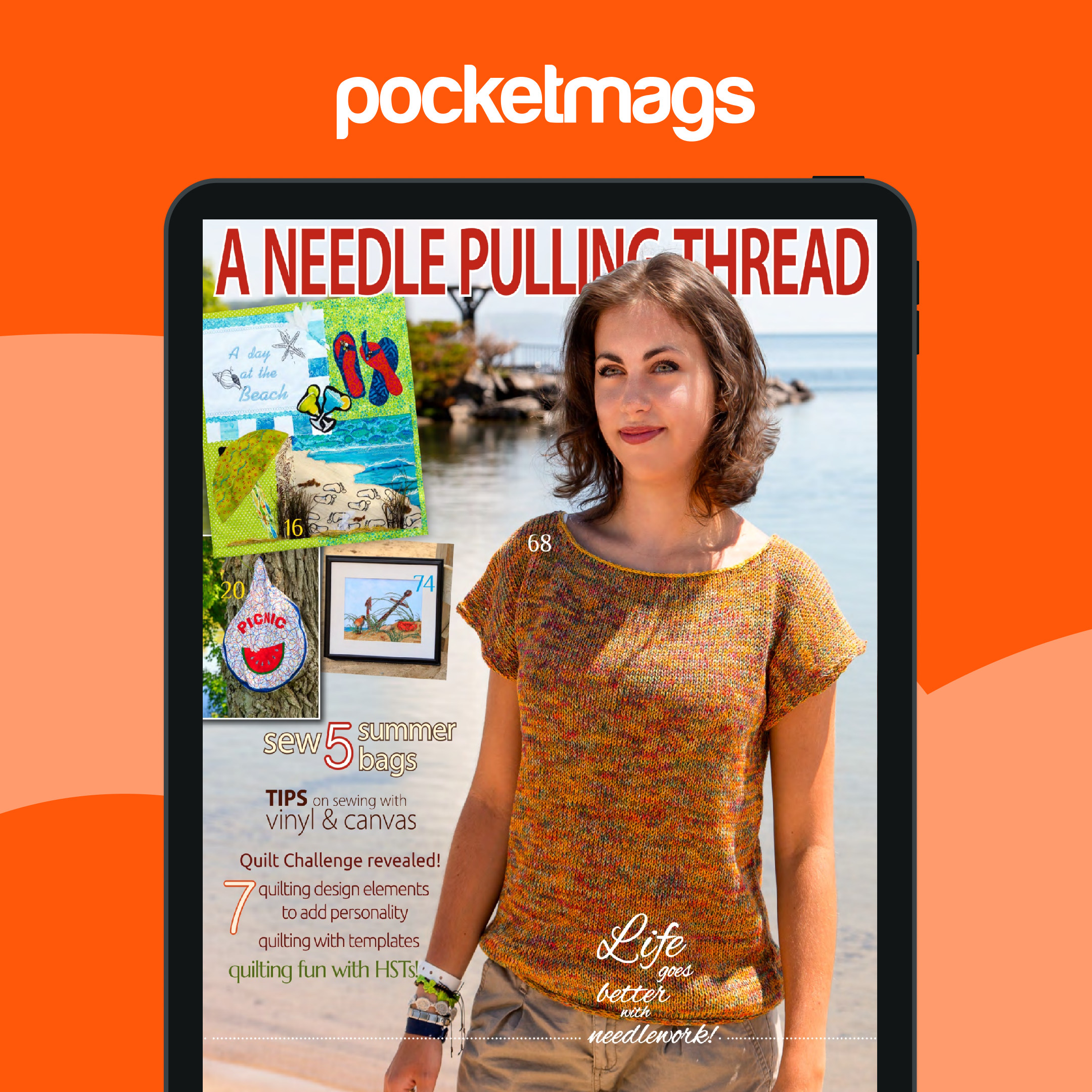 A Needle Pulling Thread Magazine - Summer 2015 Edição anterior