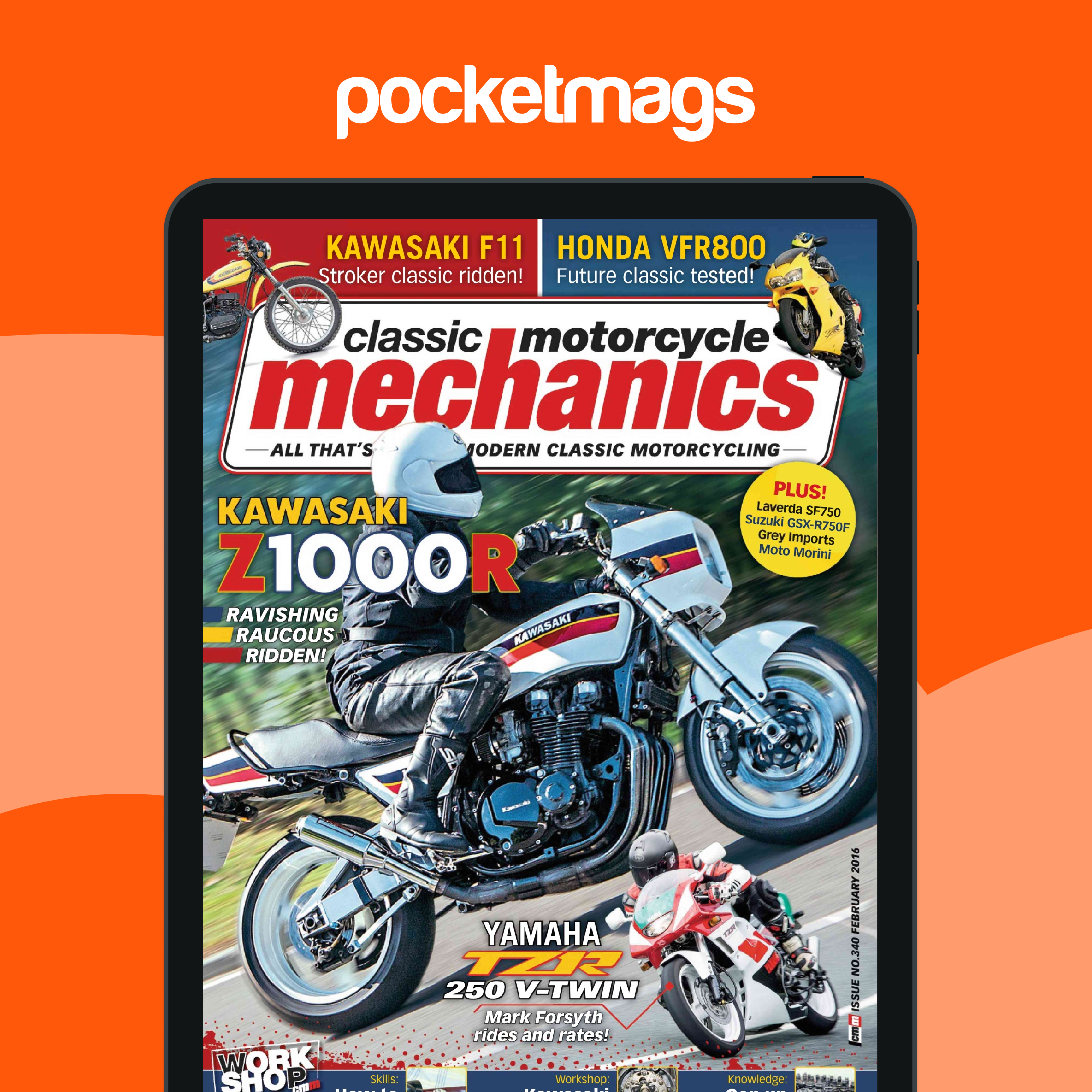 Classic Motorcycle Mechanics Magazine - February 2016 Back Issue