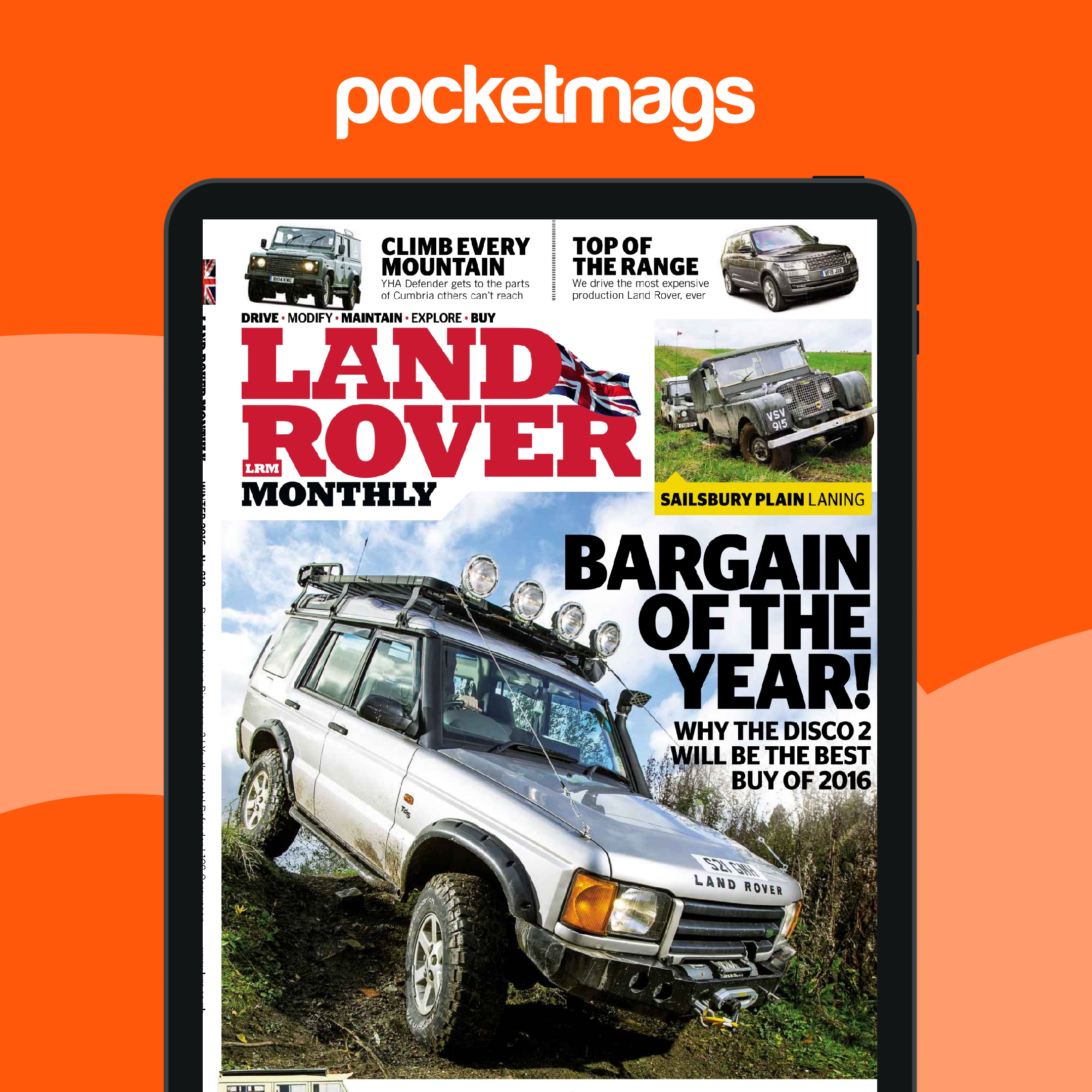 Range Rover Magazines Land Rover Monthly Magazine - Winter Special Back Issue