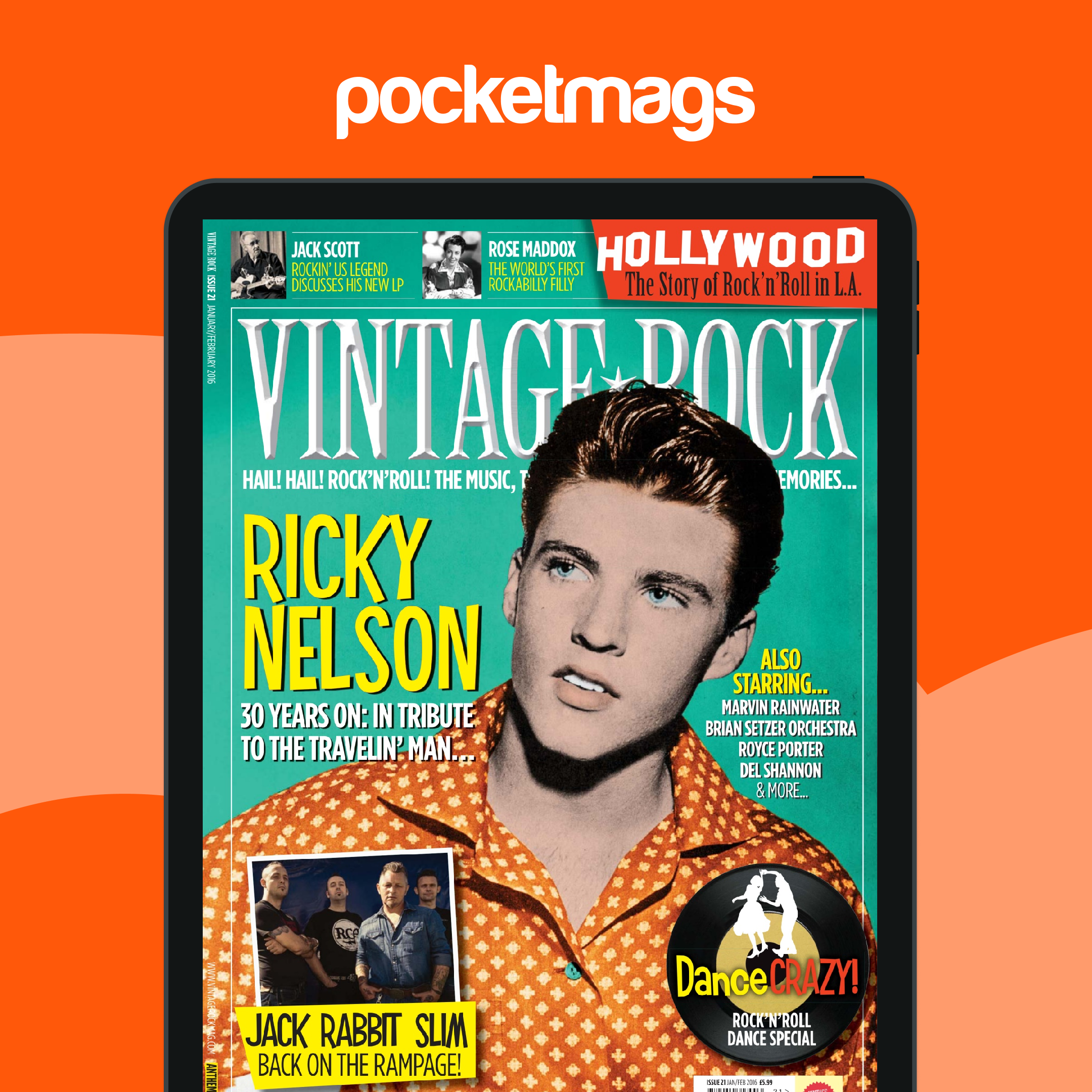 Vintage Rock Magazine - Jan/Feb 2016 Back Issue