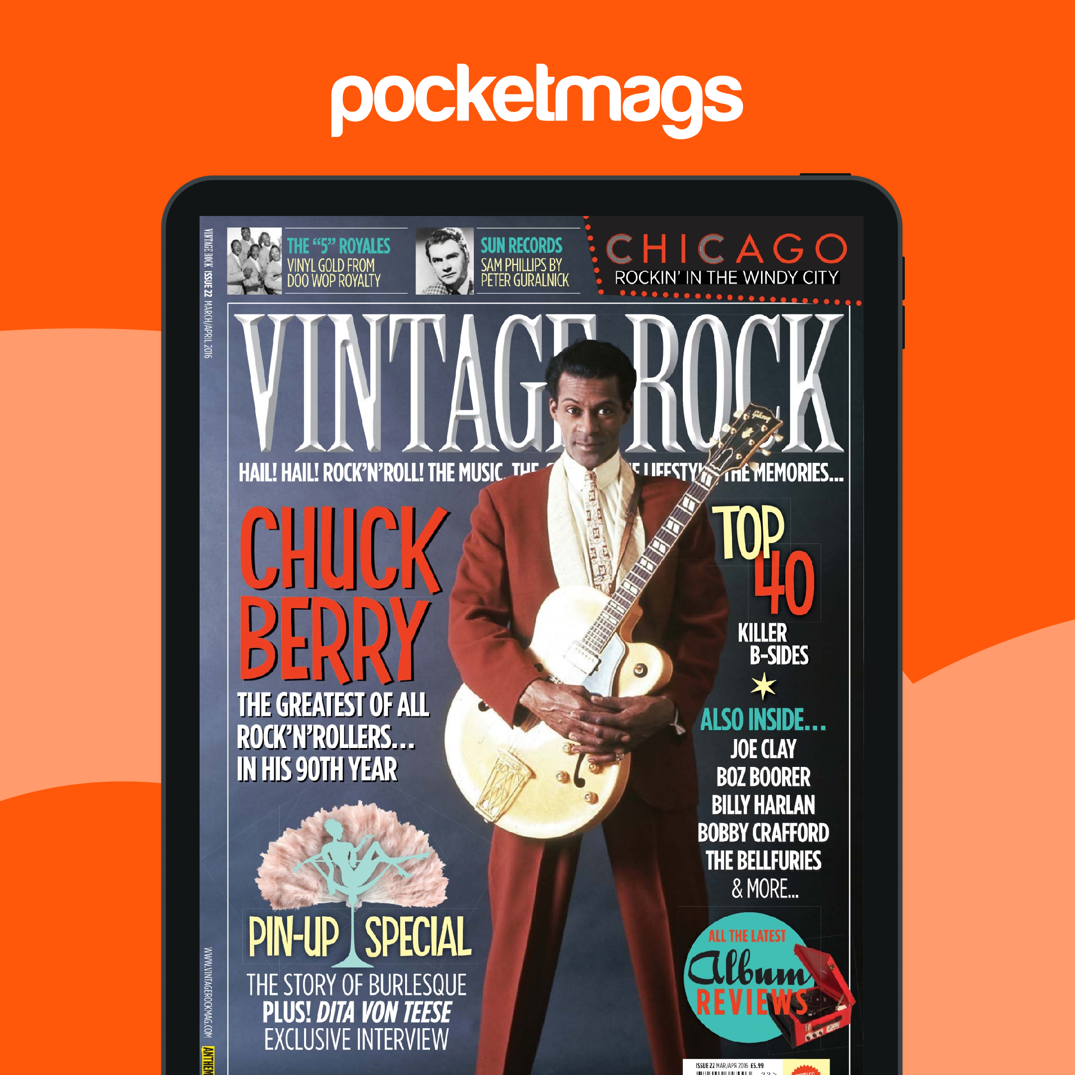 Vintage Rock Magazine - Mar/Apr 2016 Back Issue