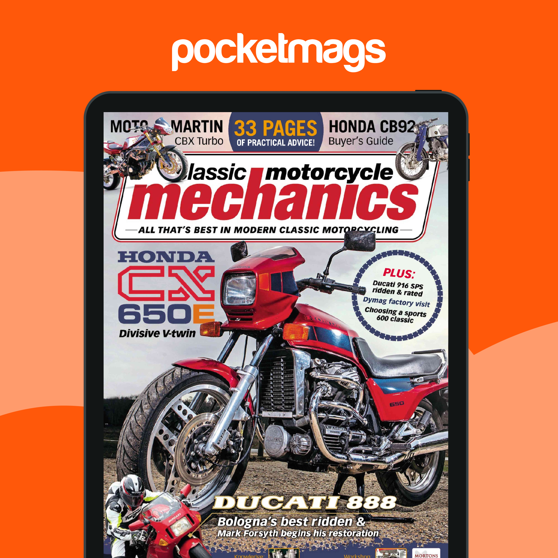 Kickback Magazine Classic Motorcycle Mechanics Magazine - July 2016 Back Issue