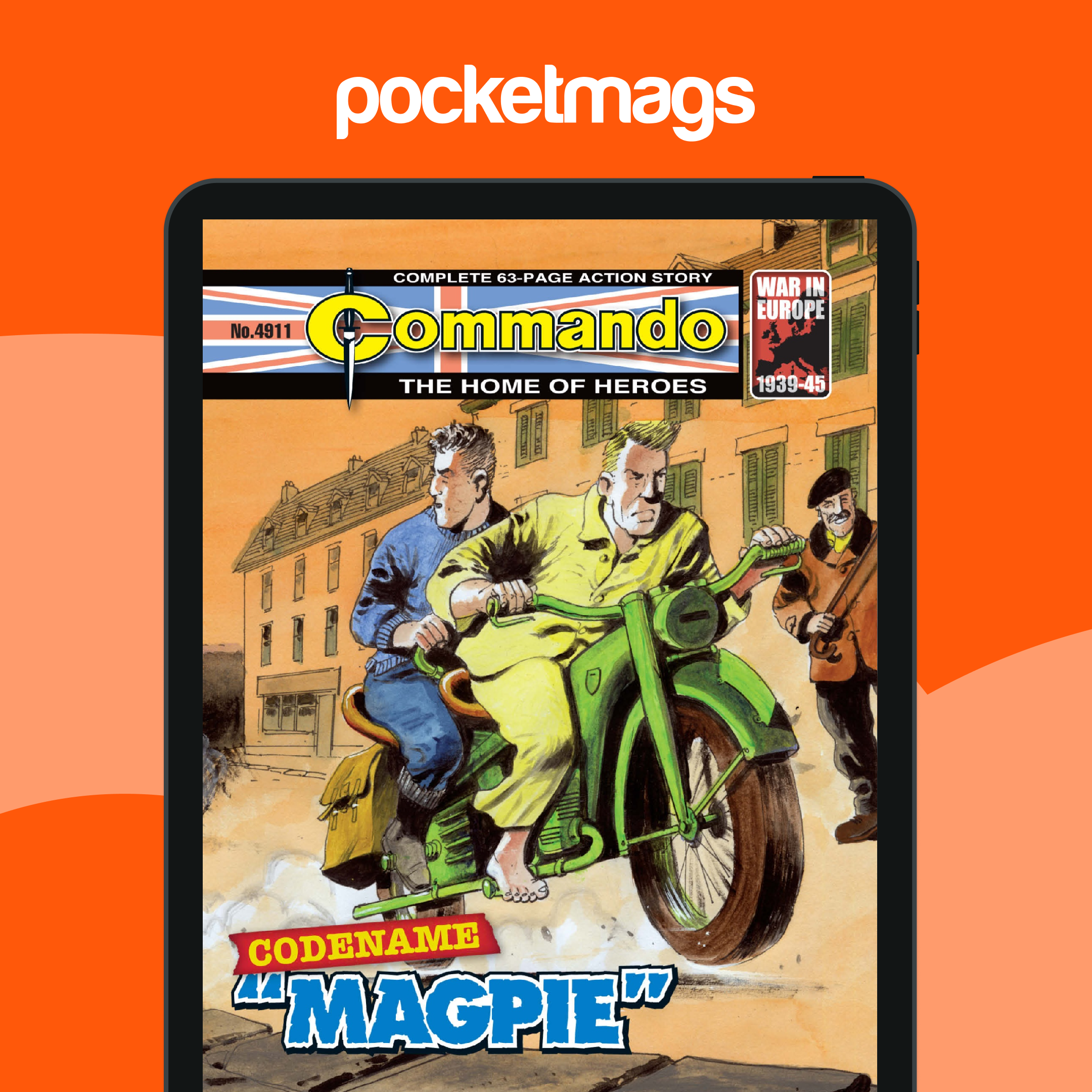 Commando Magazine - 4911 Back Issue