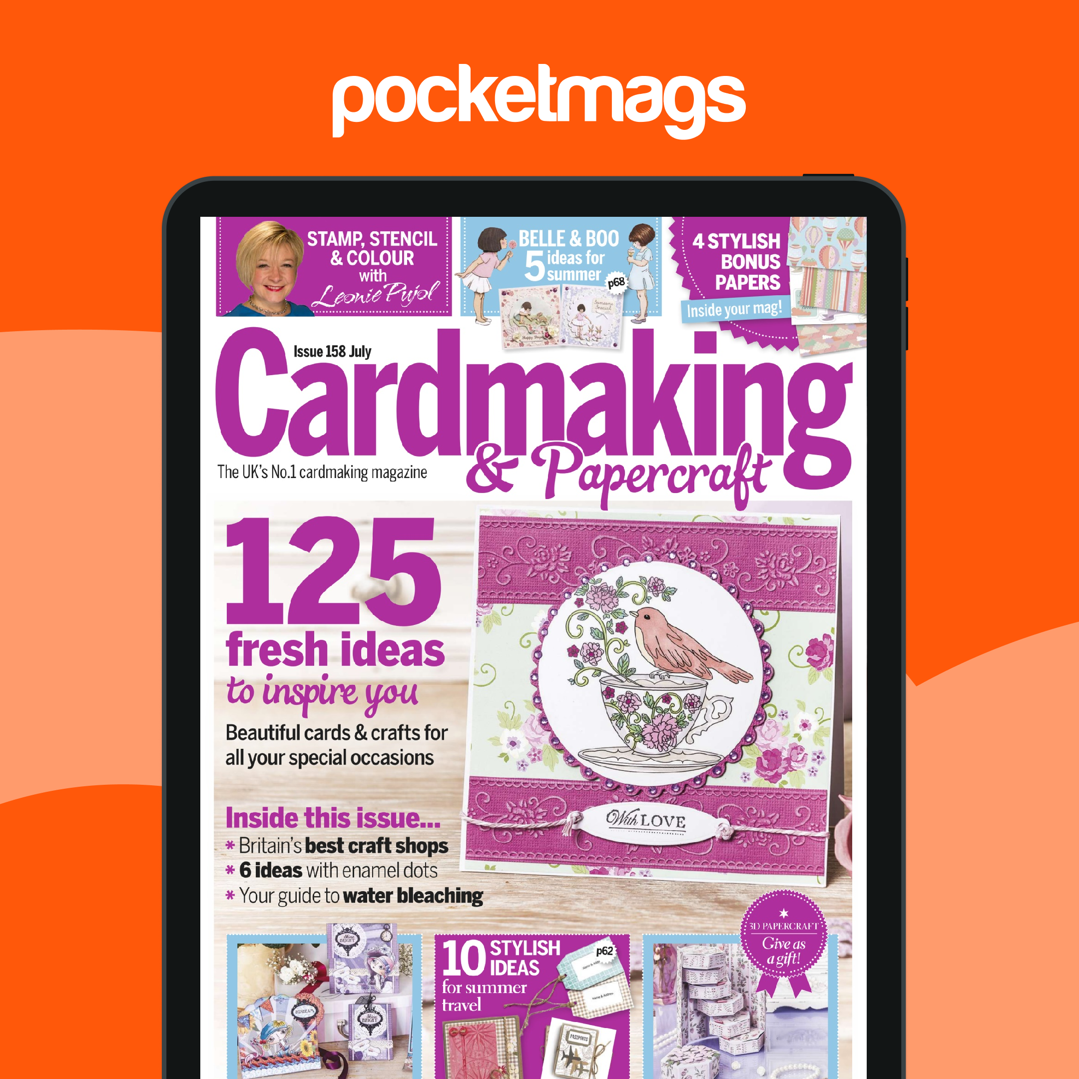 Cardmaking & Papercraft Magazine - July 2016 Back Issue