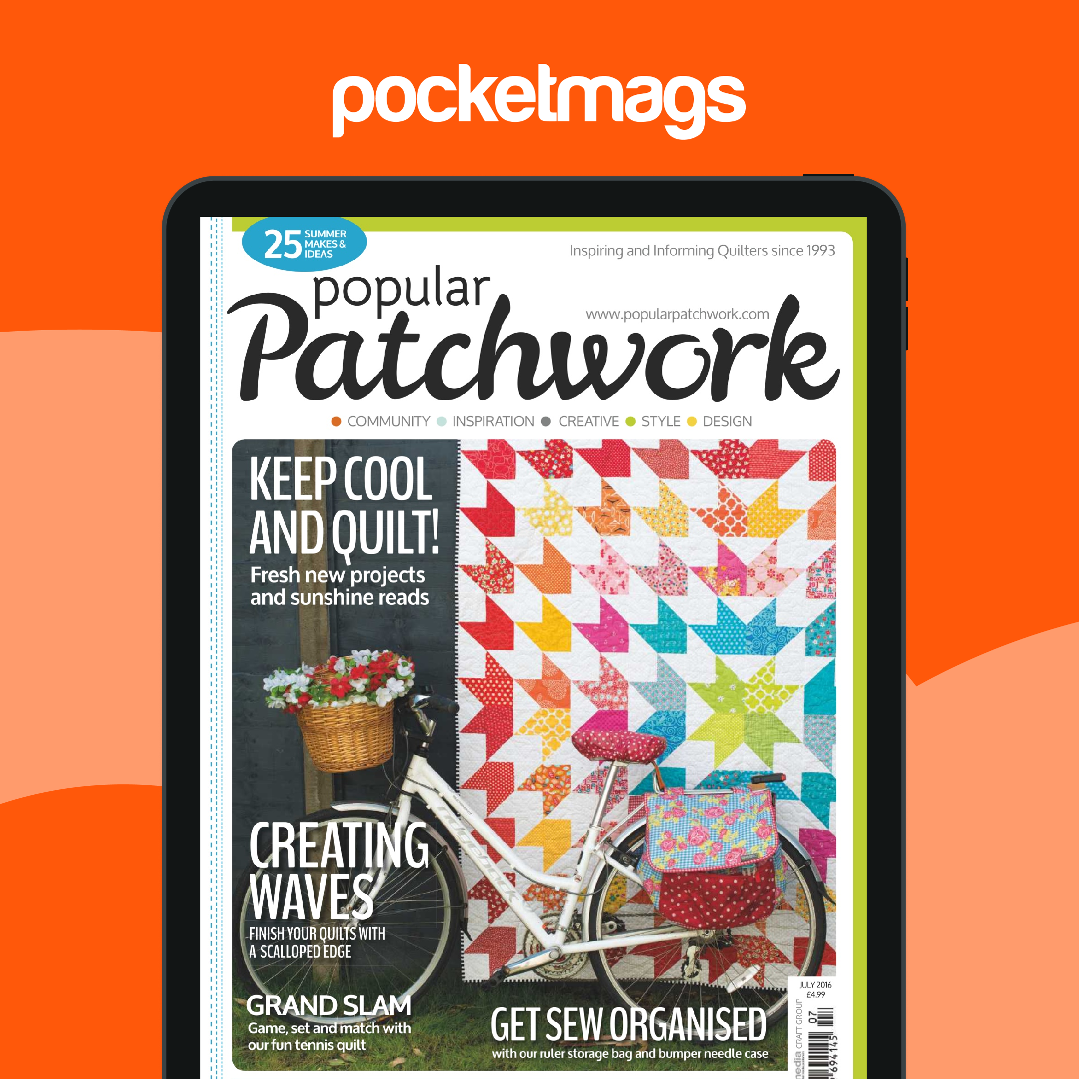 Popular Patchwork Magazine - July 2016 Back Issue