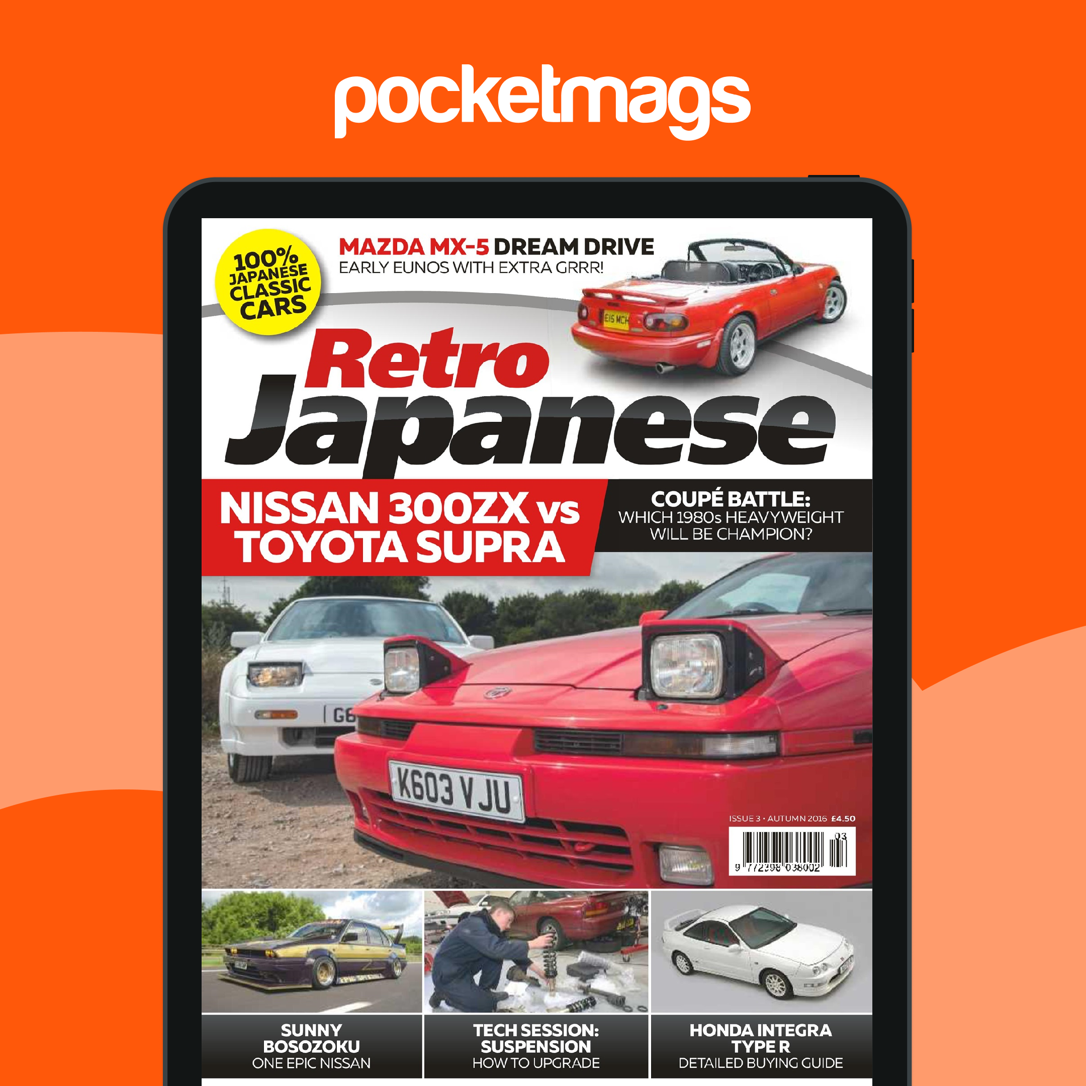 Retro Japanese Magazine - Issue 3 - Nissan 300ZX vs Toyota