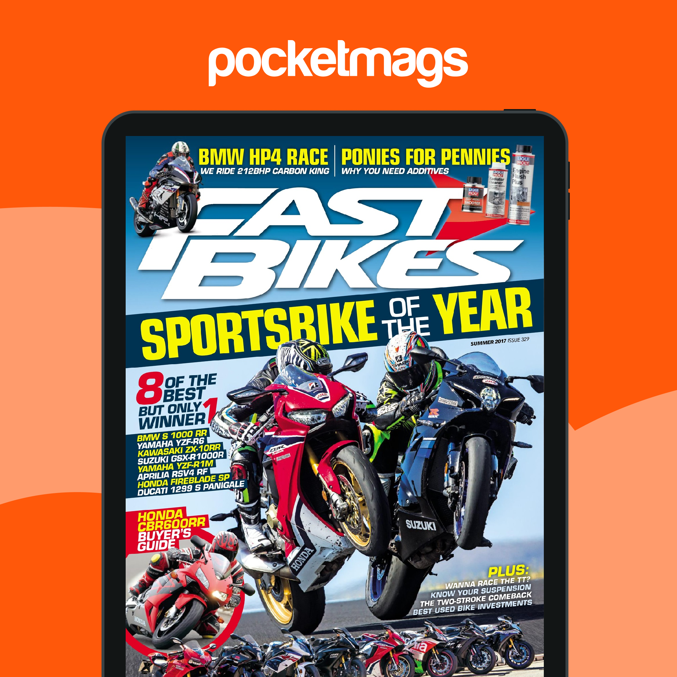 8個セット Fast Bikes Magazine - Issue 329 Back Issue