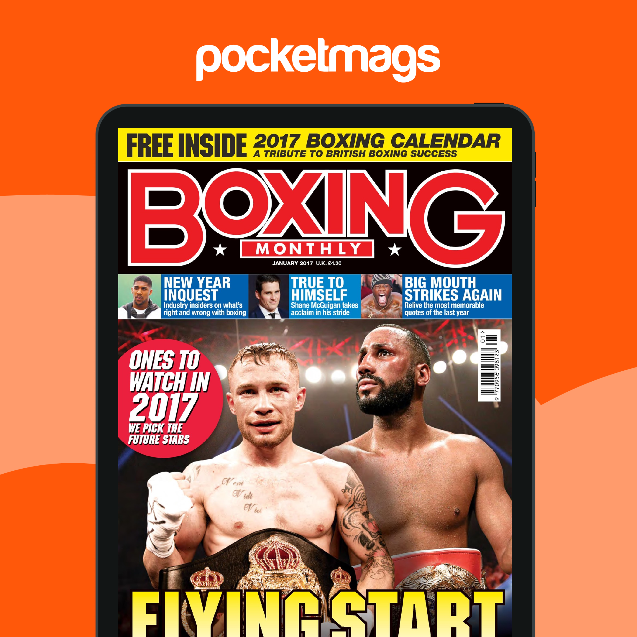 Boxing Monthly Magazine - January 2017 Back Issue