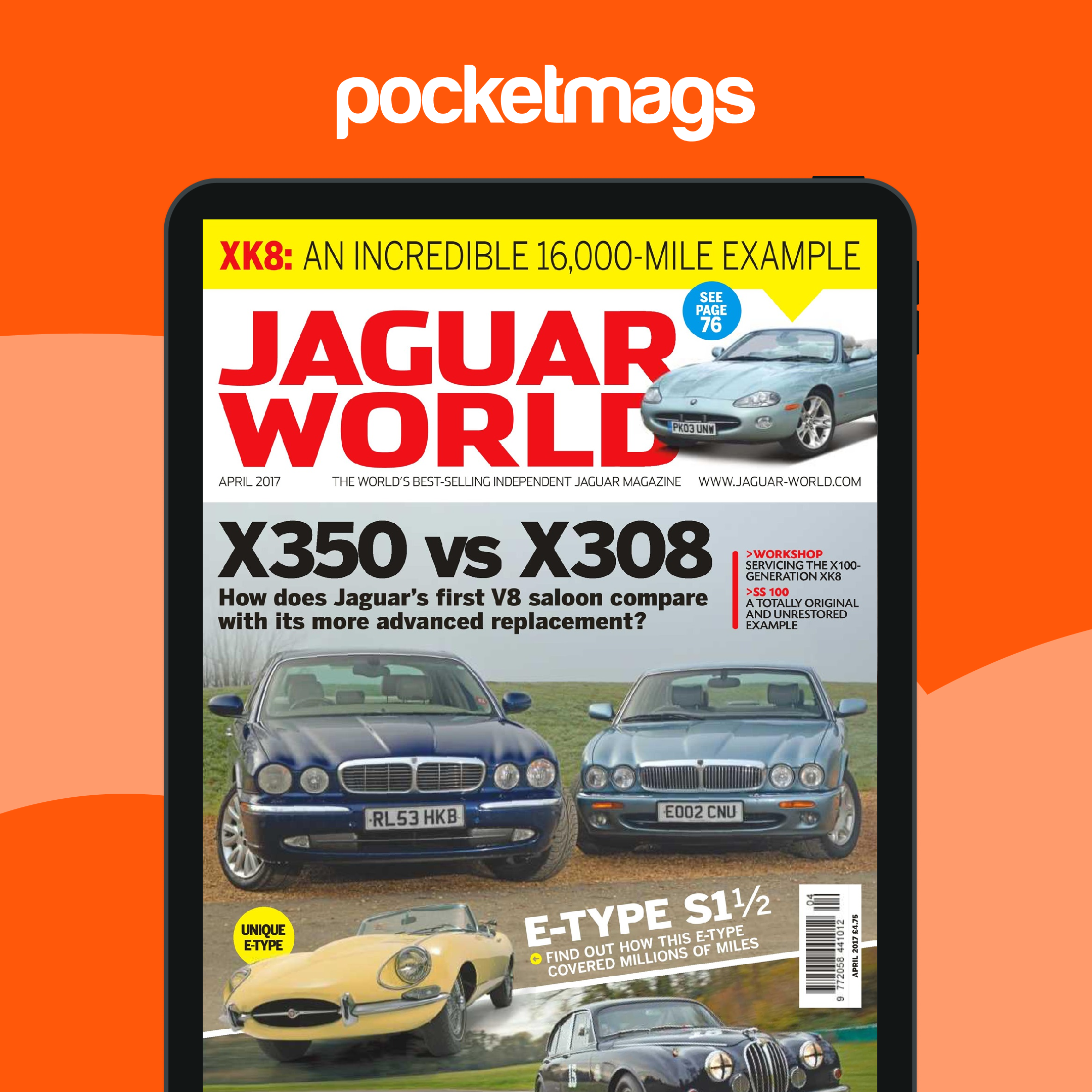 Jaguar World Magazine - No. 182 X350 vs X308 Back Issue