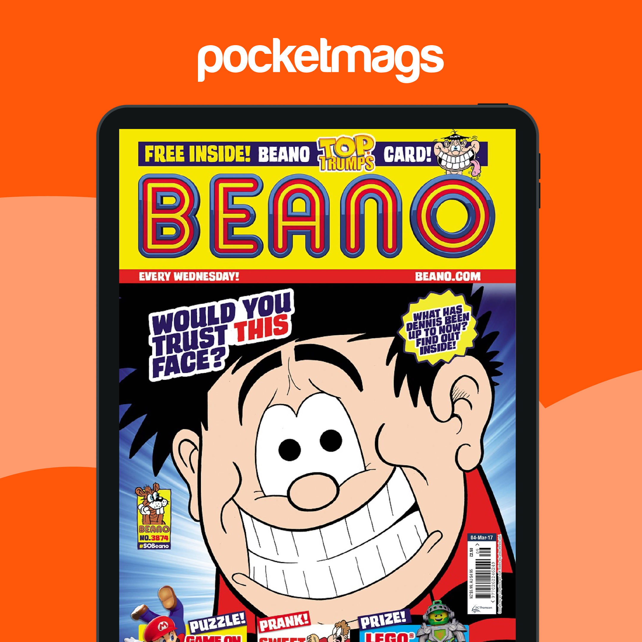 Beano Magazine - 4th March 2017 Back Issue