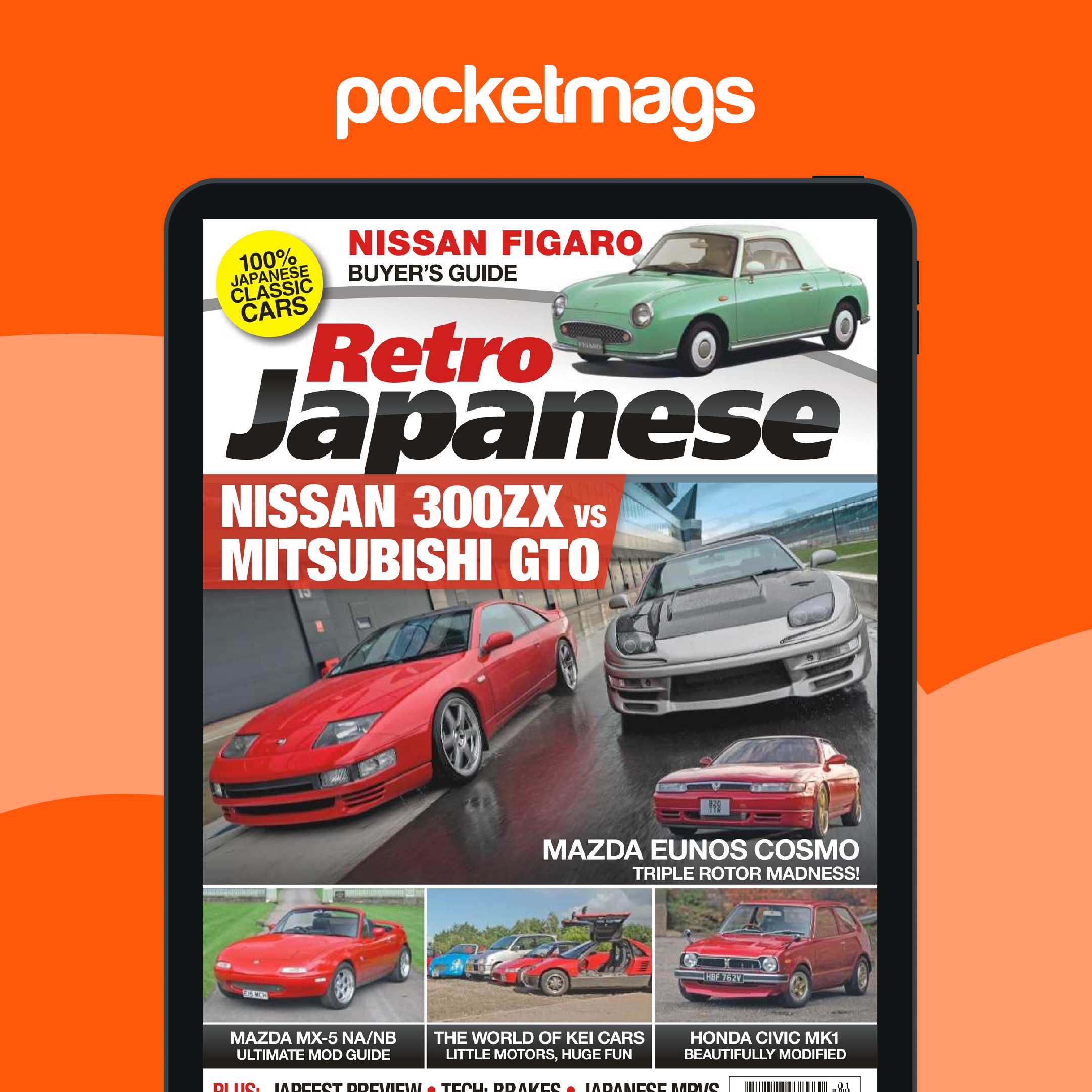 Retro Japanese Magazine - Issue 5 Nissan 300ZX vs Mitsubishi GTO