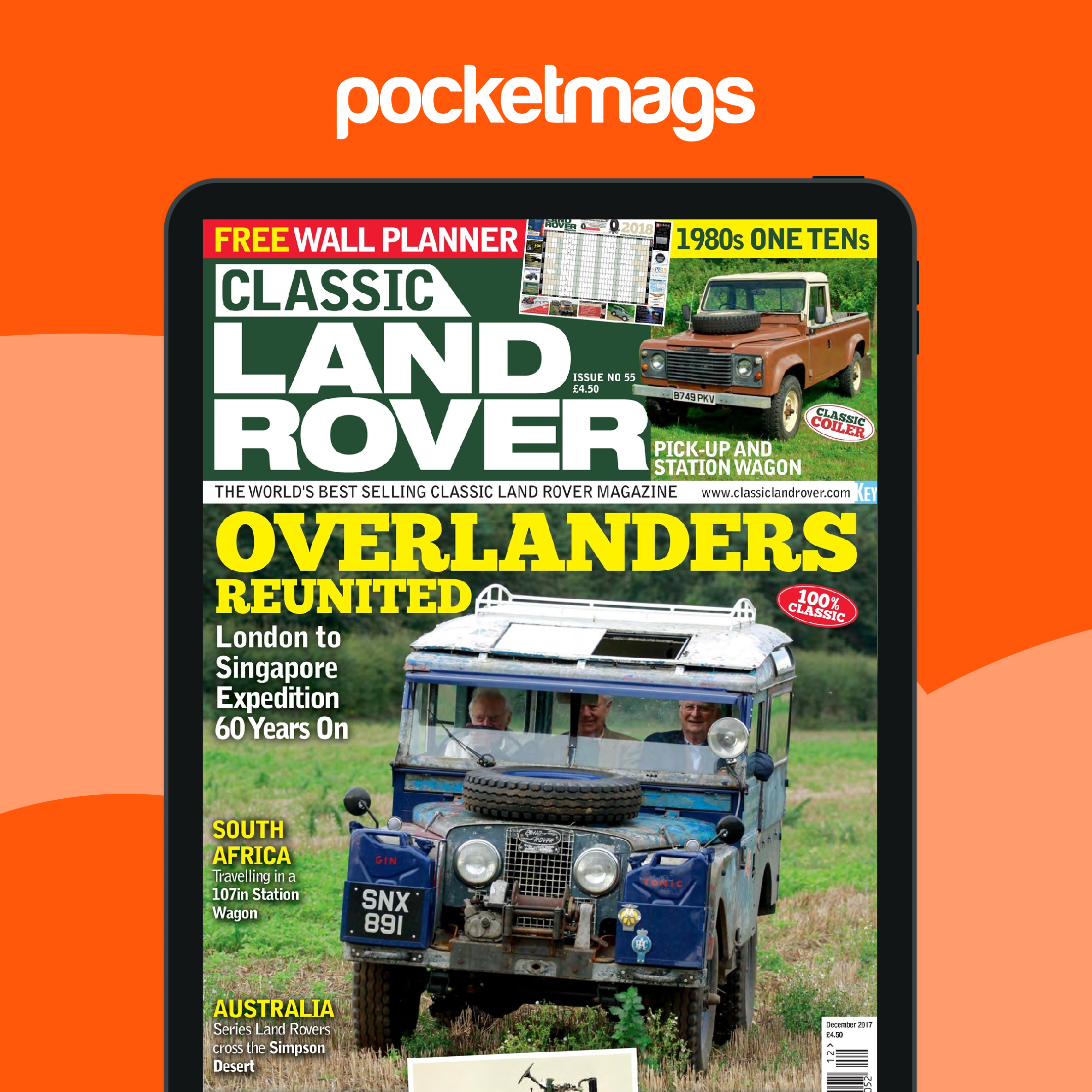 Range Rover Register Magazine Classic Land Rover Magazine - December 2017 Back Issue