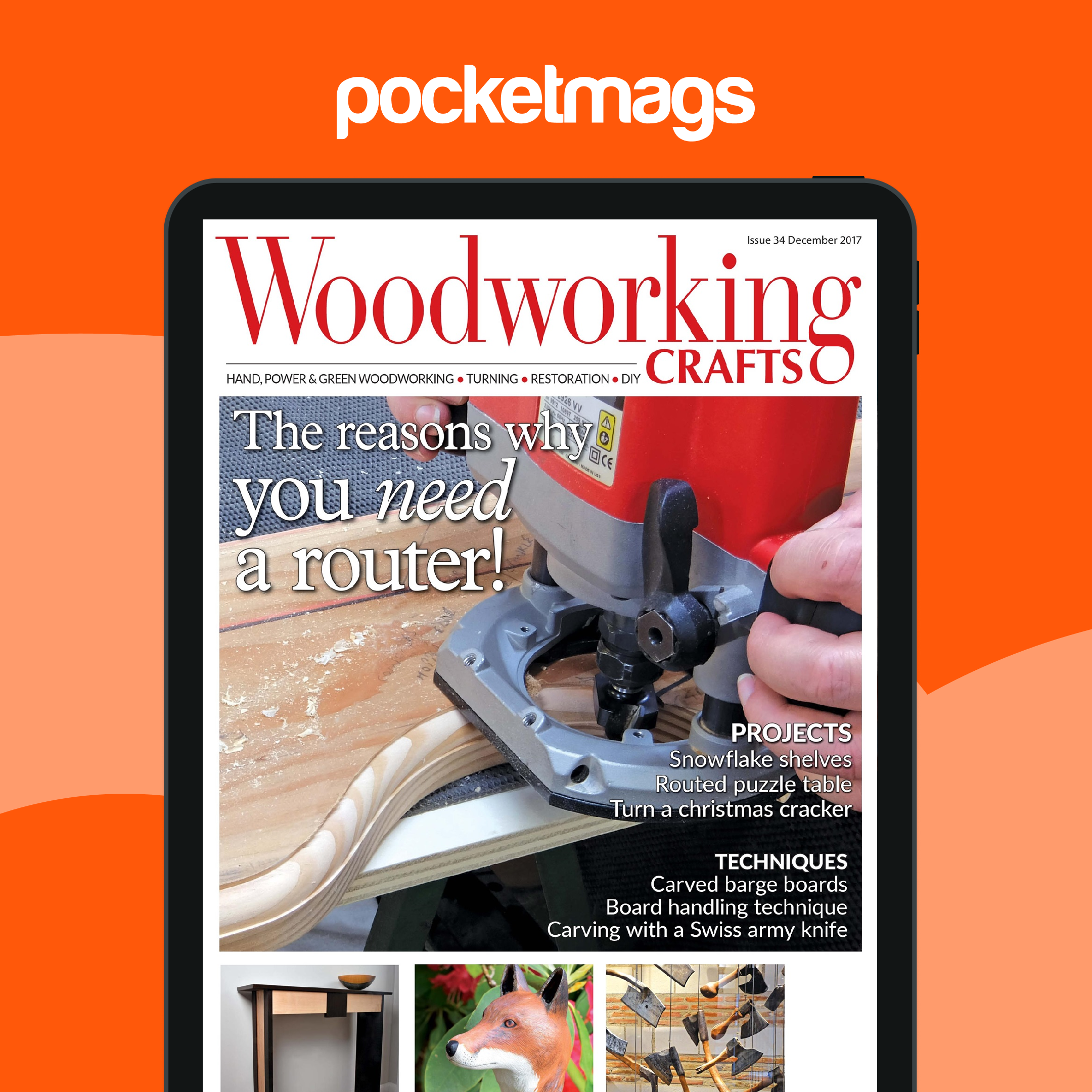 Woodworking Crafts Magazine - December 2017 Back Issue