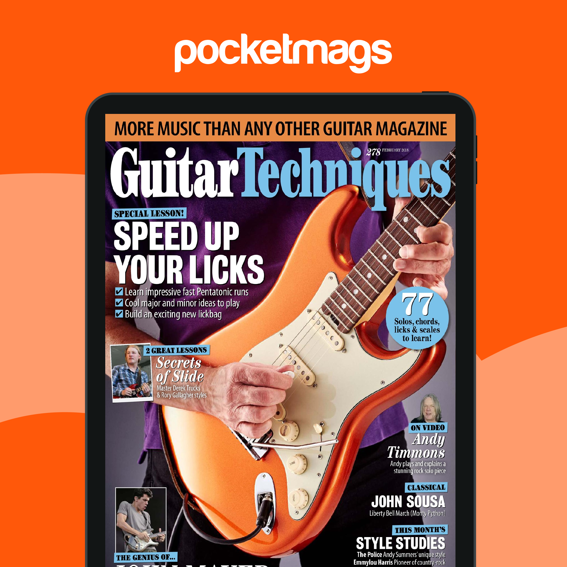 guitar techniques magazineセット Guitar Techniques Magazine - February 2018 Back Issue