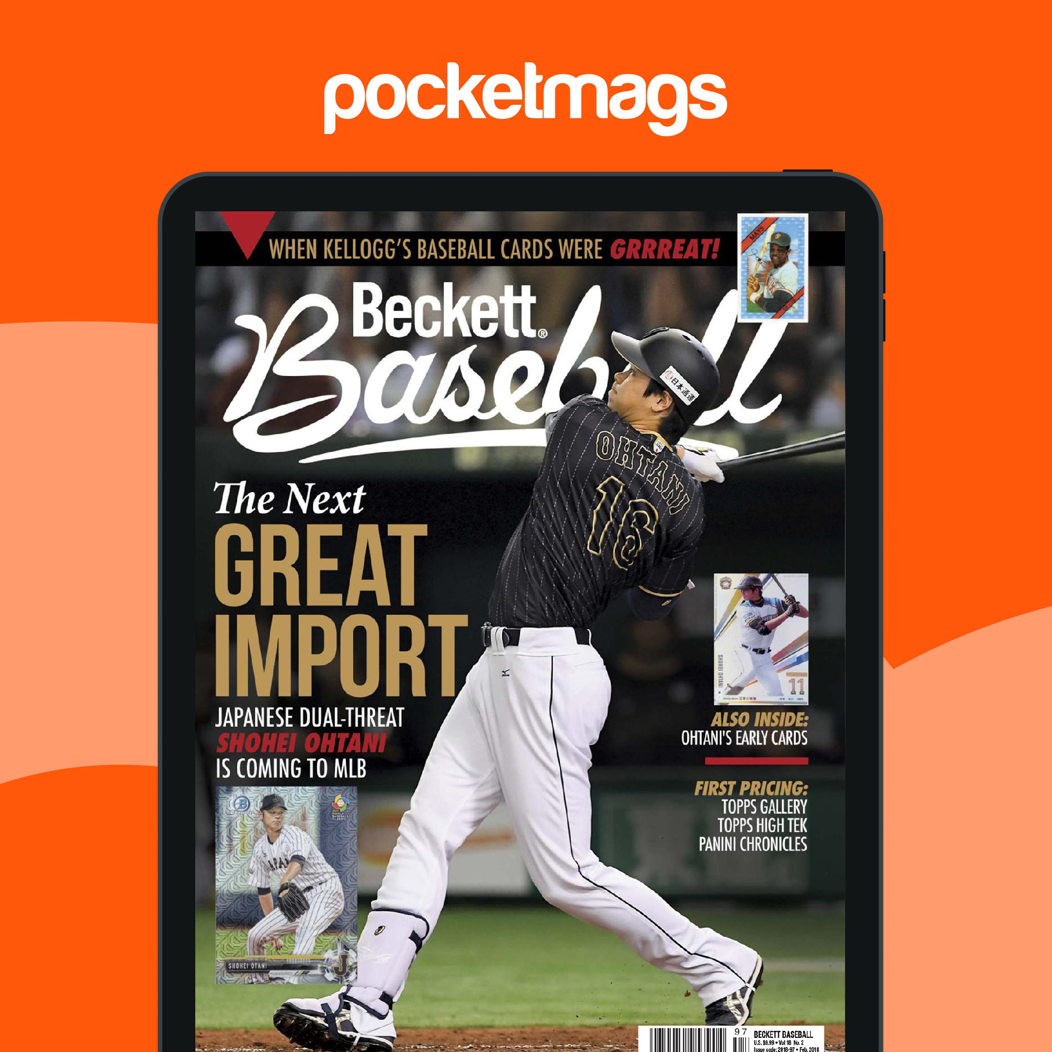 Beckett MLB Plus #146 2018年 5月号 大谷翔平選手表紙 公式通販