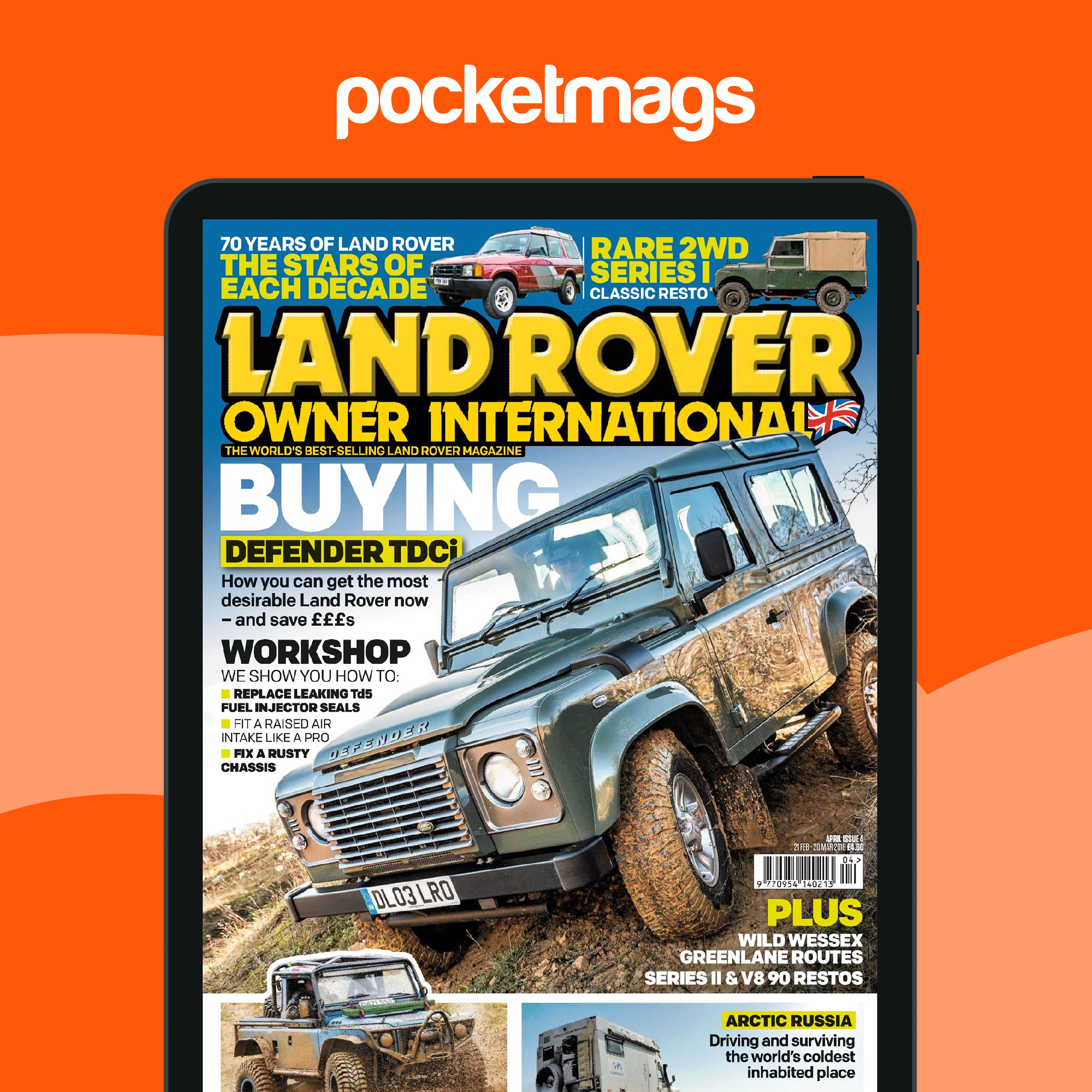 Range Rover Register Magazine Land Rover Owner Magazine - April 2018 Back Issue