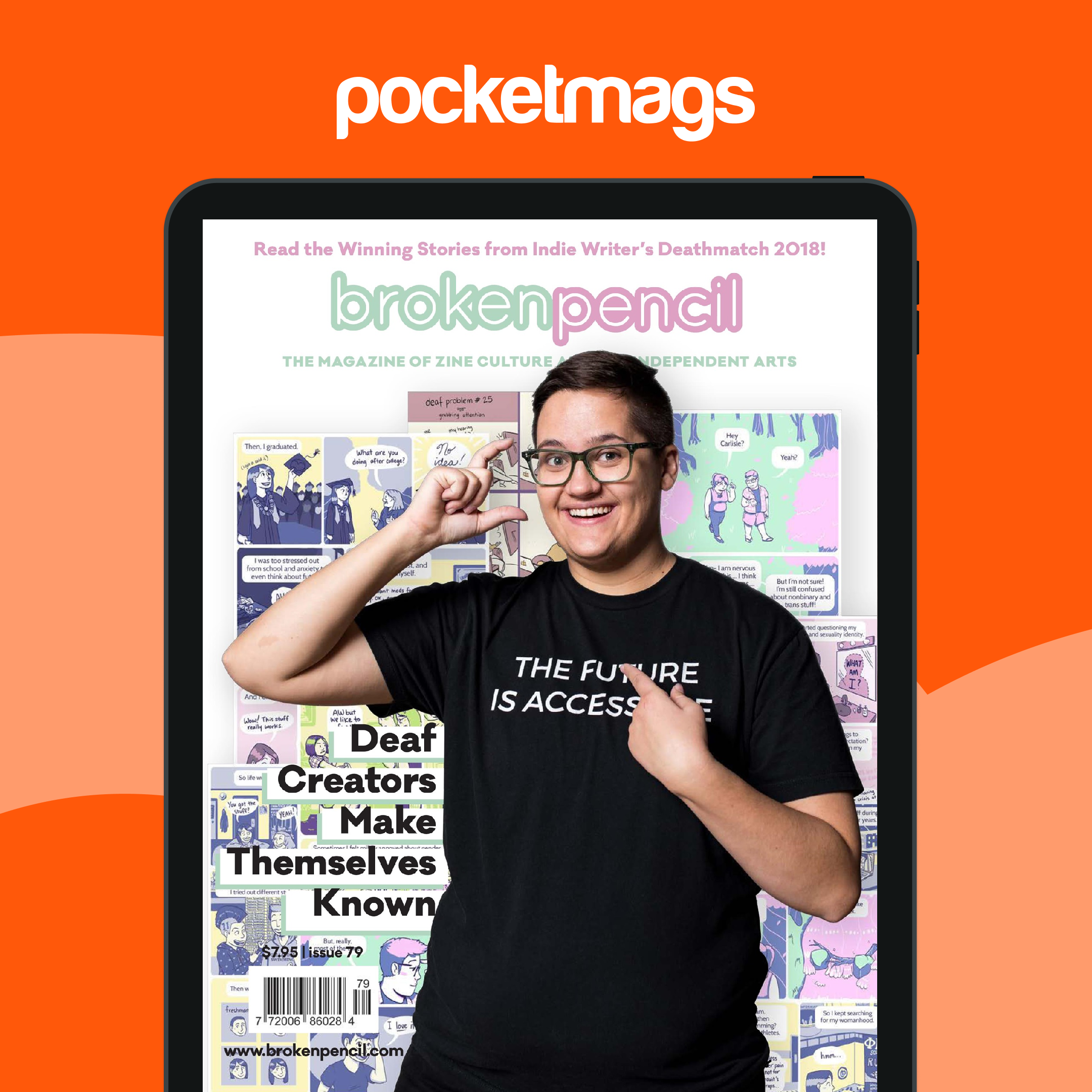 Broken Pencil Magazine - Issue 79: Deaf Zinester's Won't Wait Up Retour ...