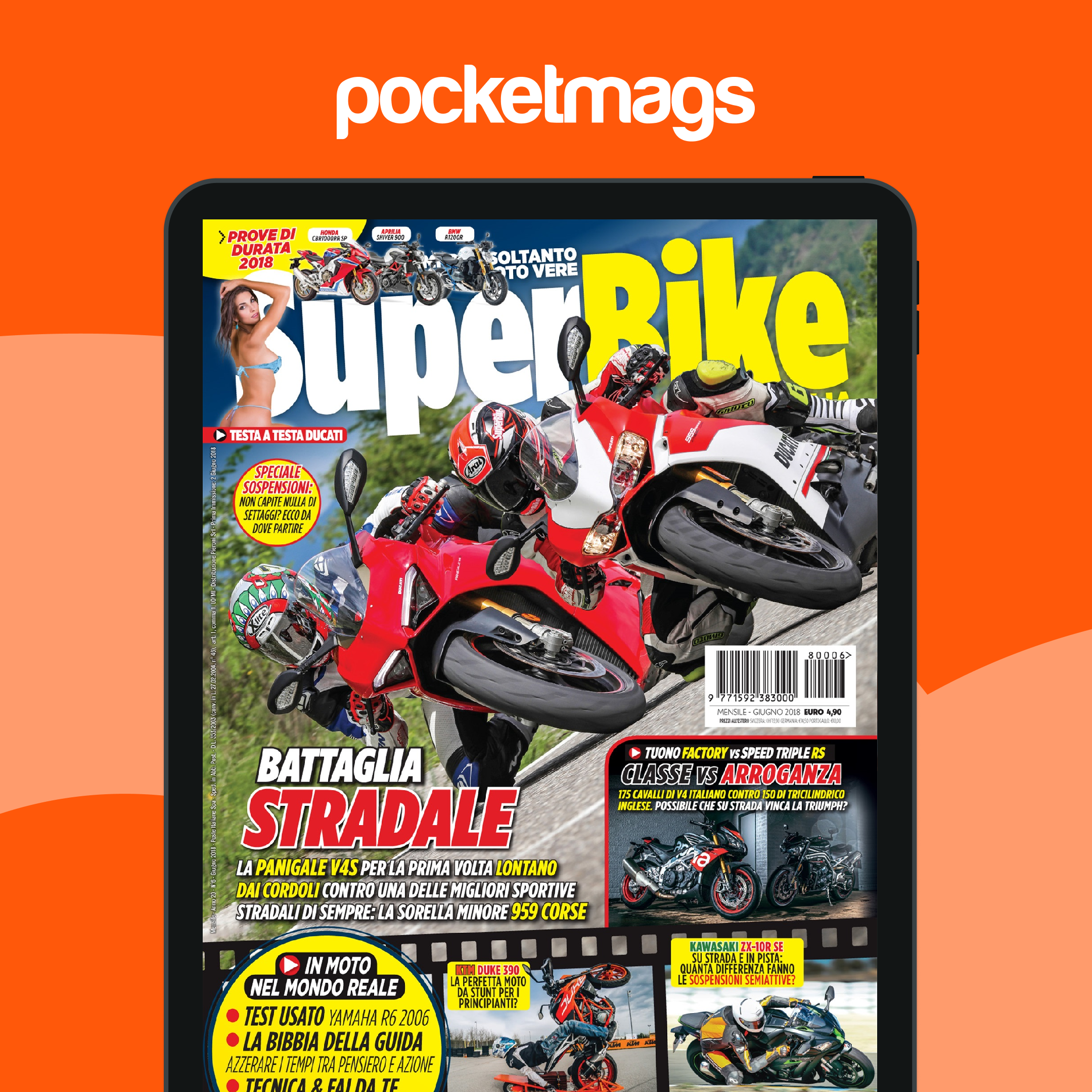 とと 3タイトル Superbike Italia Magazine - Giugno 2018 Back Issue