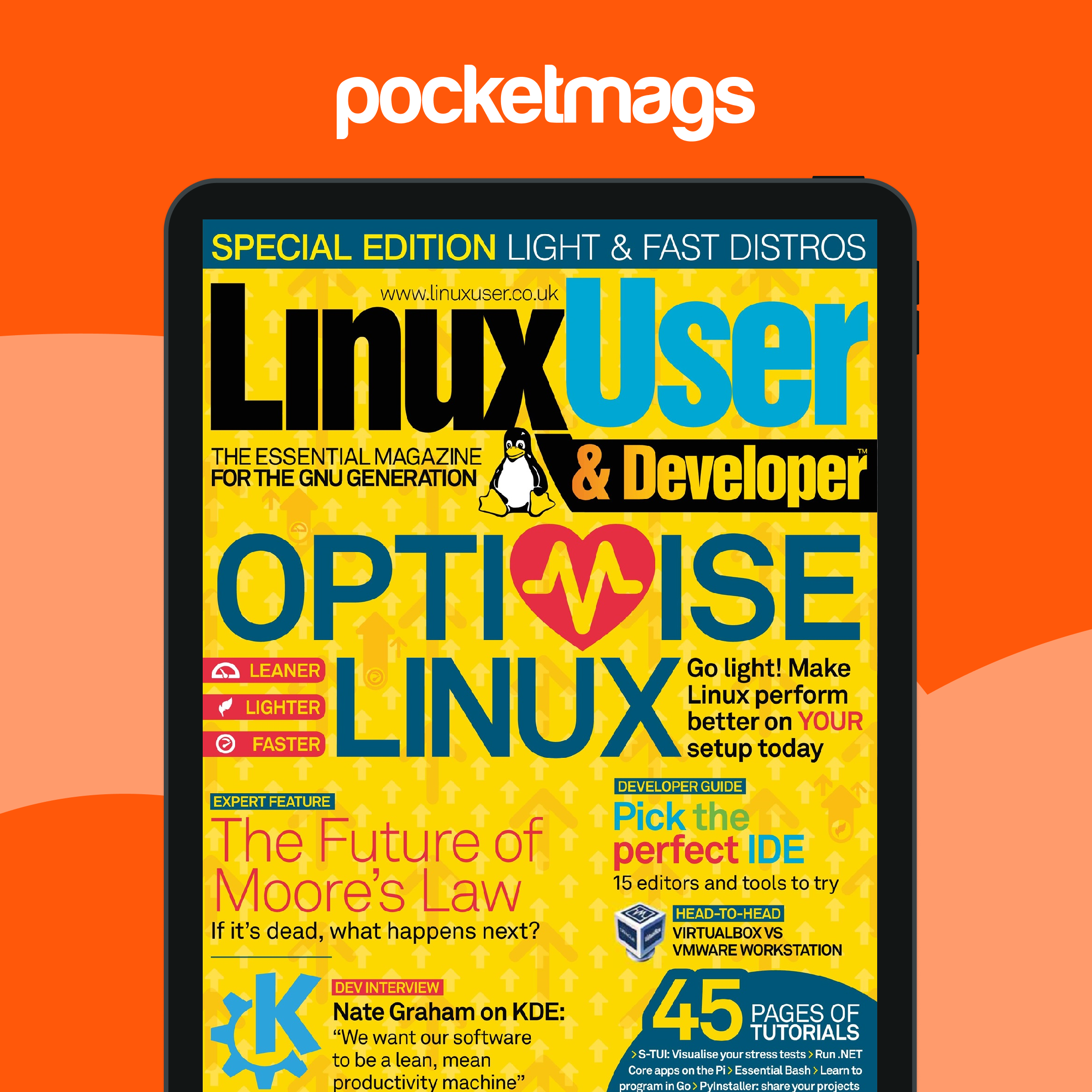 Linux User and Developer Magazine Subscriptions and Issue 196 Issue