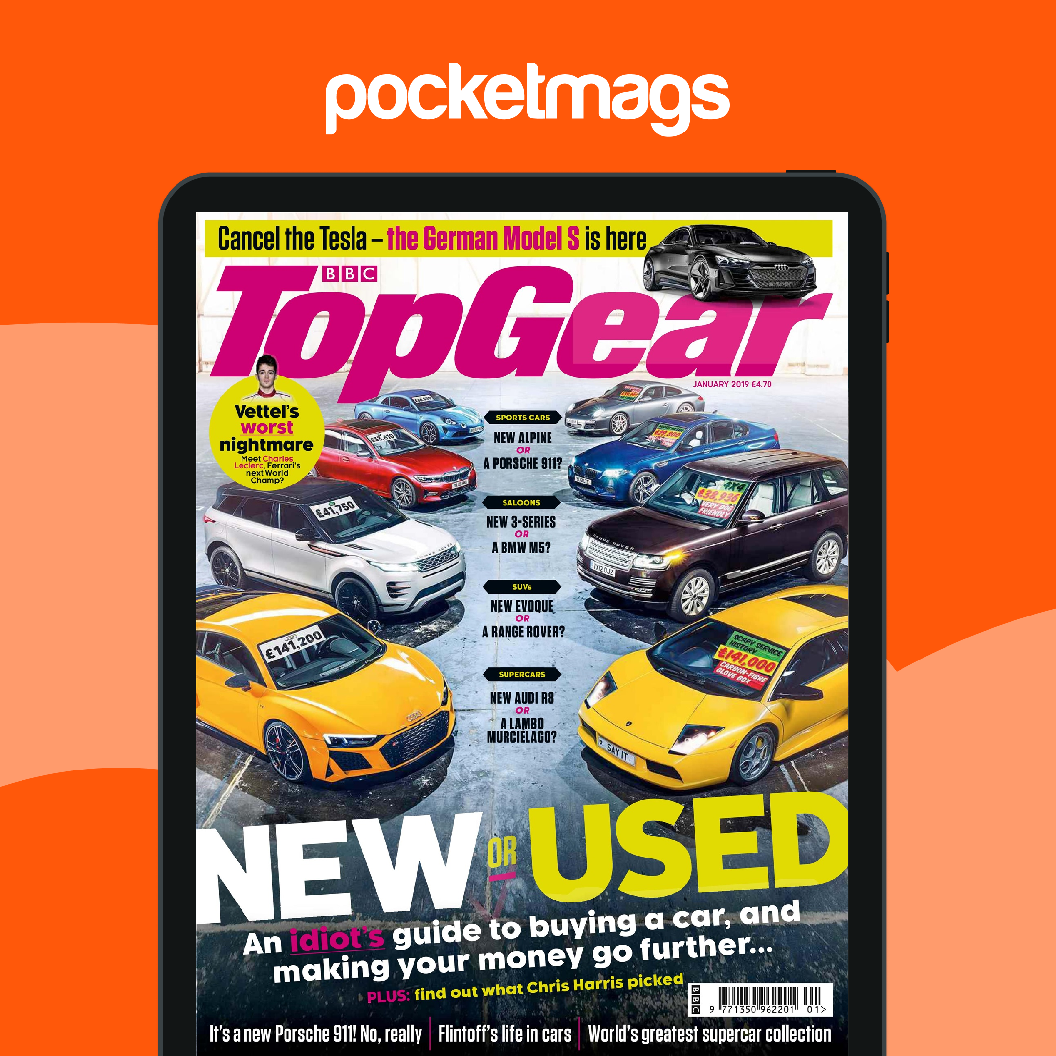 BBC Top Gear Magazine Jan-19 Back Issue