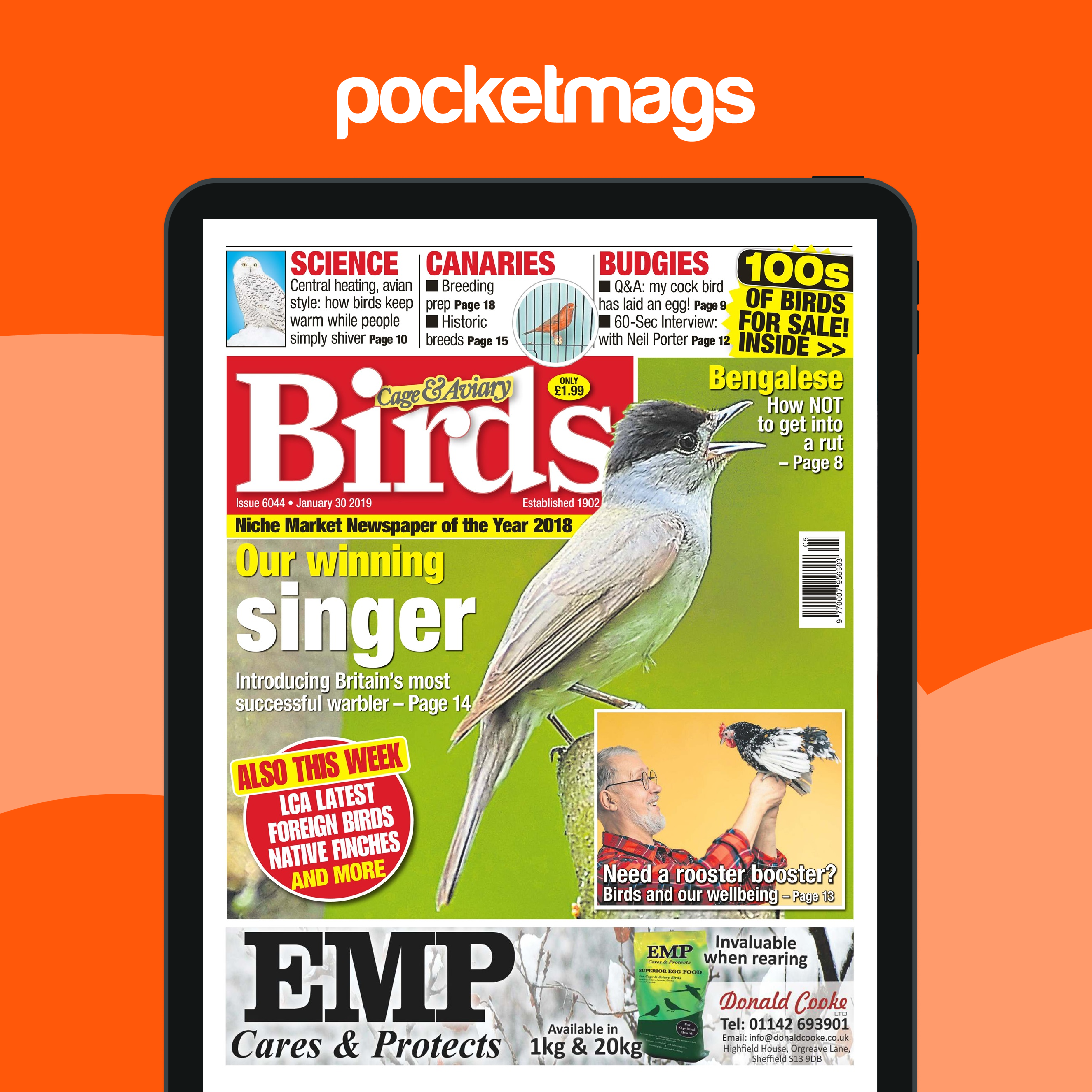 Cage & Aviary Birds Magazine - 30th January 2019 Back Issue