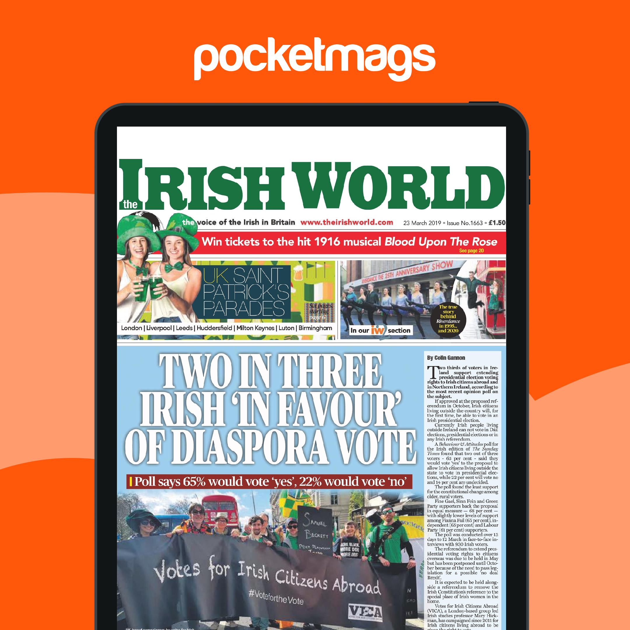 Irish World Magazine - 1663 Back Issue