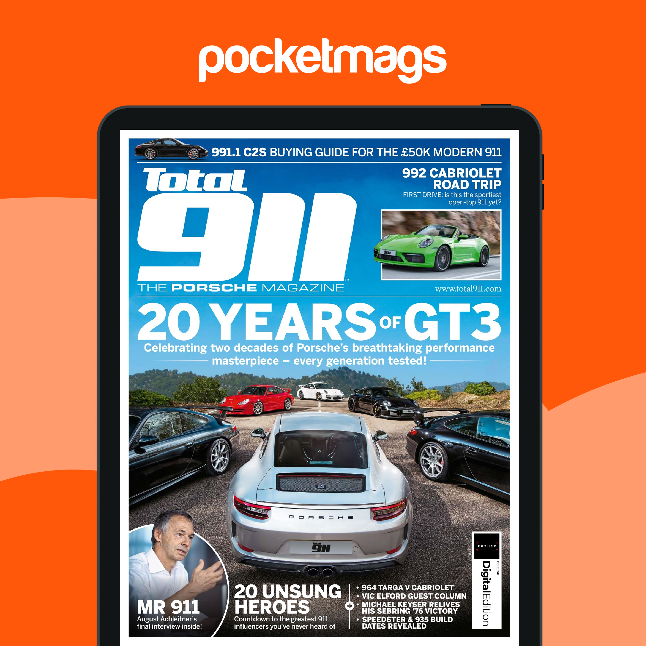 THE911&PORSCHE MAGAZINE NO.1〜32、34 911 & Porsche World Magazine Subscriptions and Oct-25 Issue