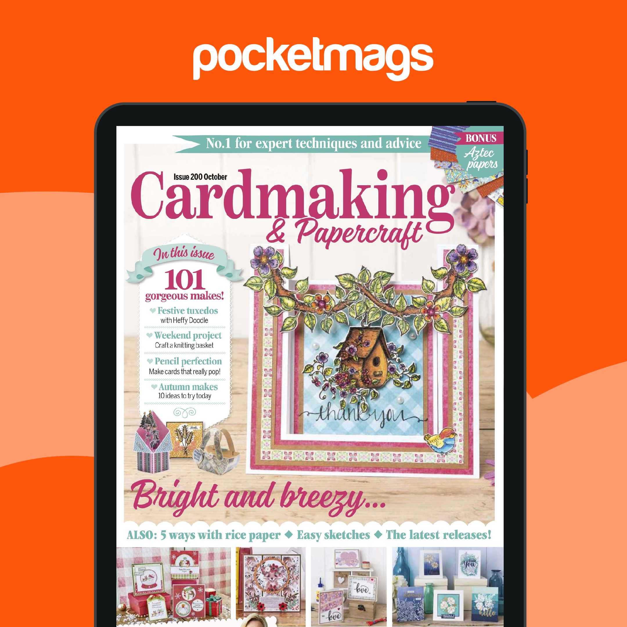 Cardmaking & Papercraft Magazine - October 2019 Edição anterior