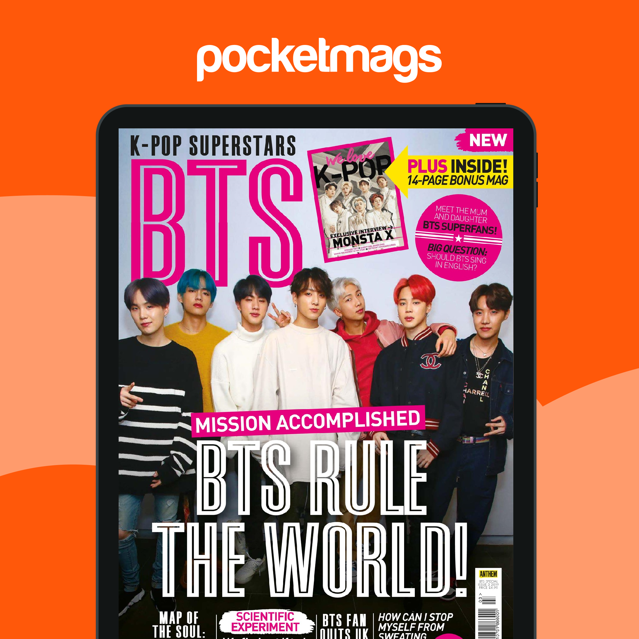 K-Pop Superstars Magazine - BTS: Vol 3 Back Issue