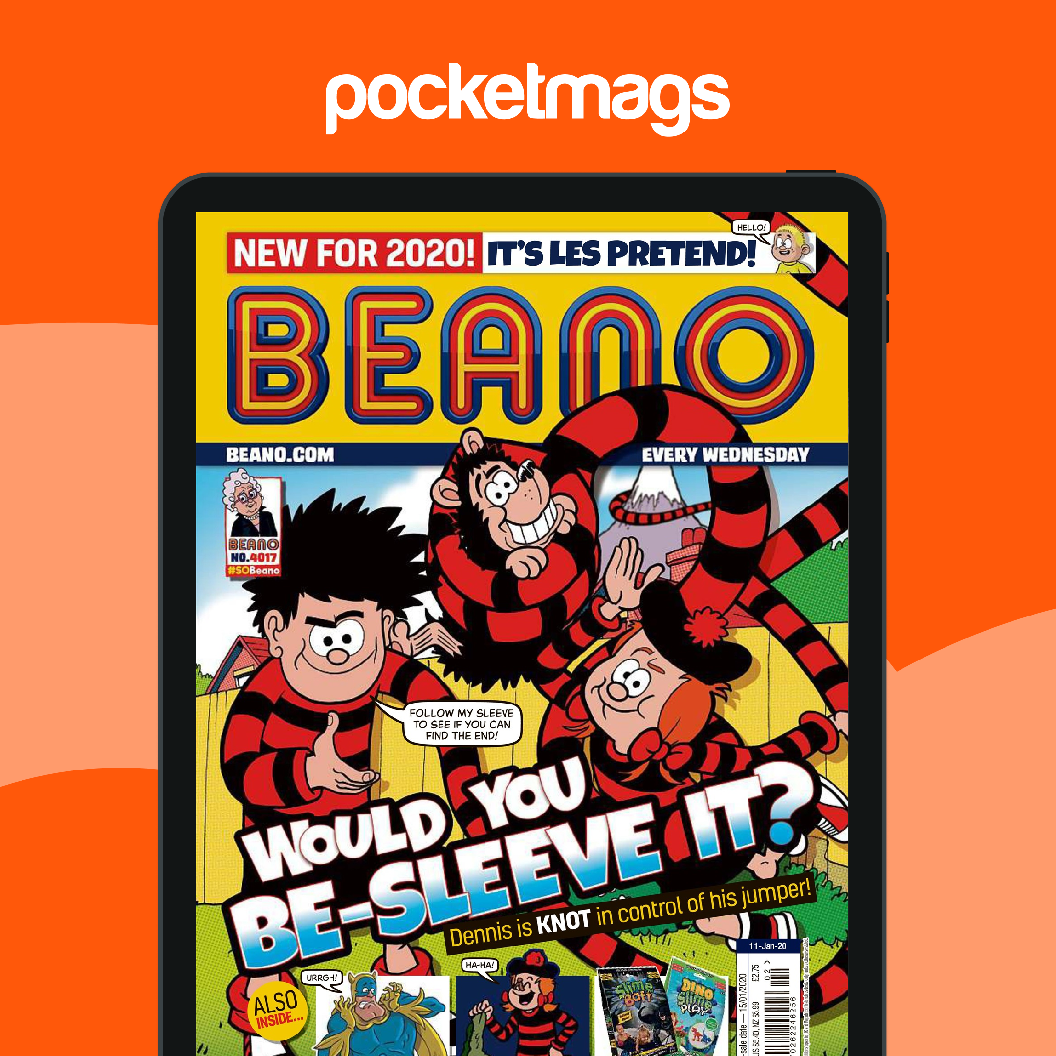 Beano Magazine - 11/01/2020 Back Issue