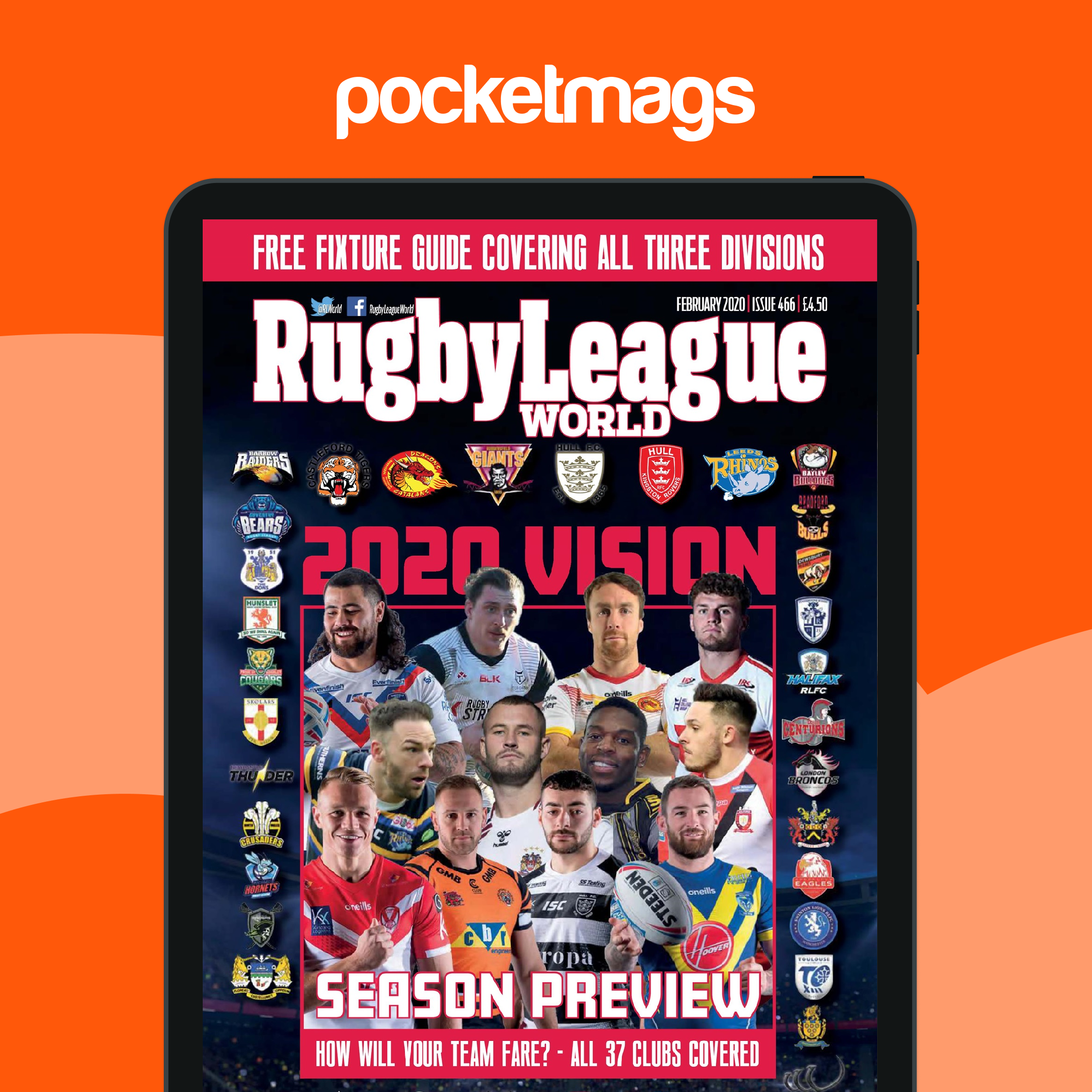 Rugby League World Magazine - 466 Back Issue