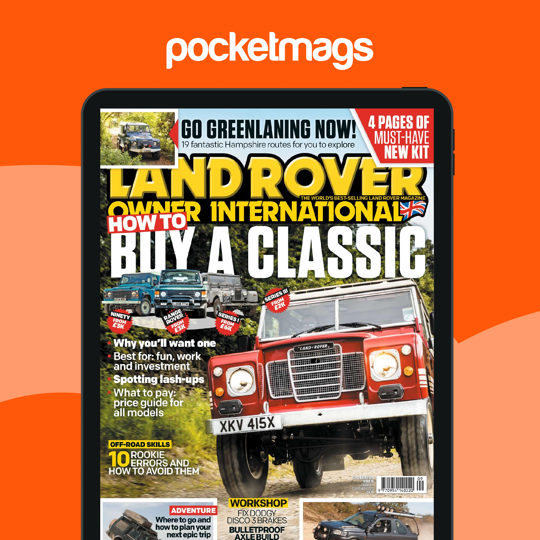 Range Rover Register Magazine Land Rover Owner Magazine - September 2020 Back Issue
