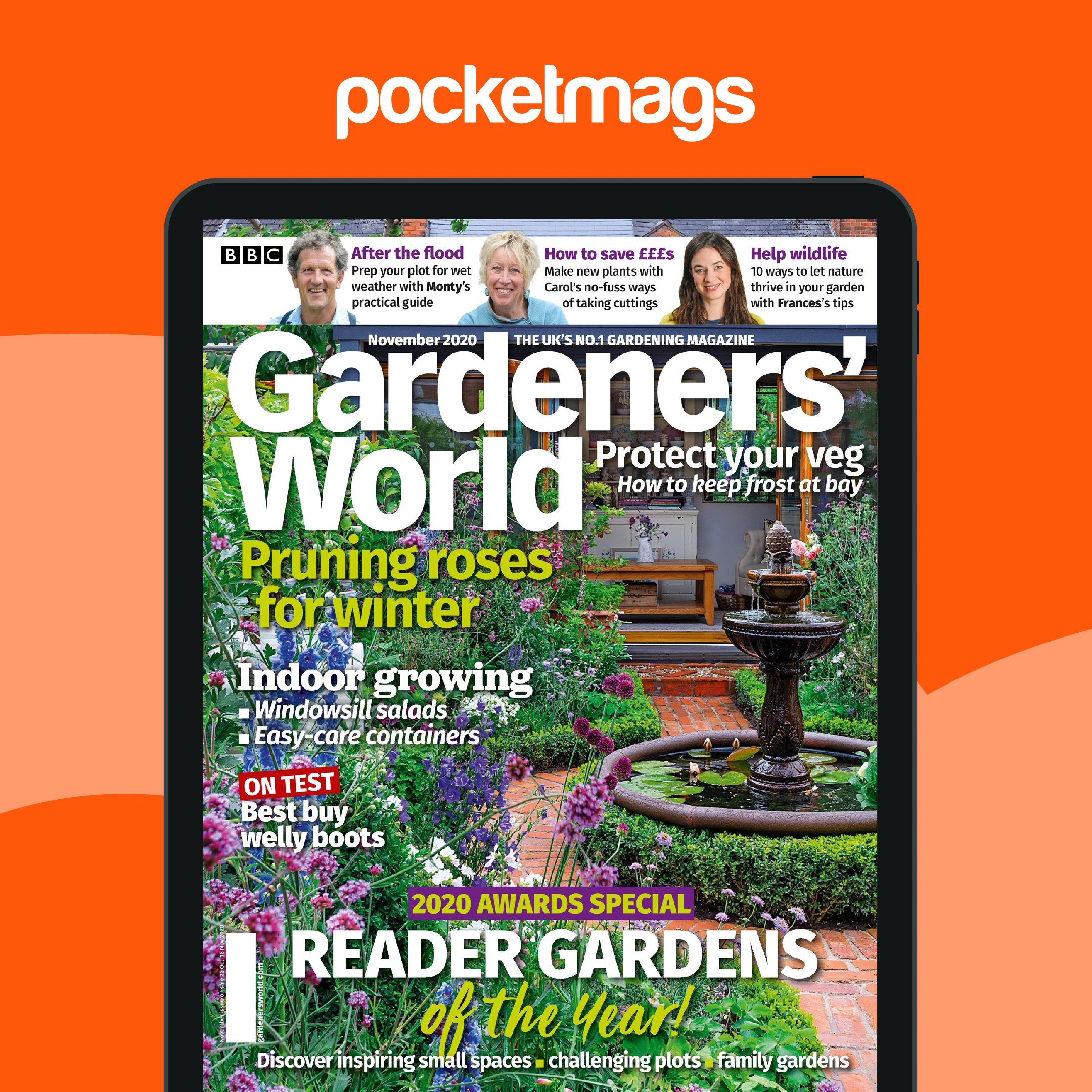 BBC Gardeners' World Magazine - November 2020 Back Issue, image size:2160x2160