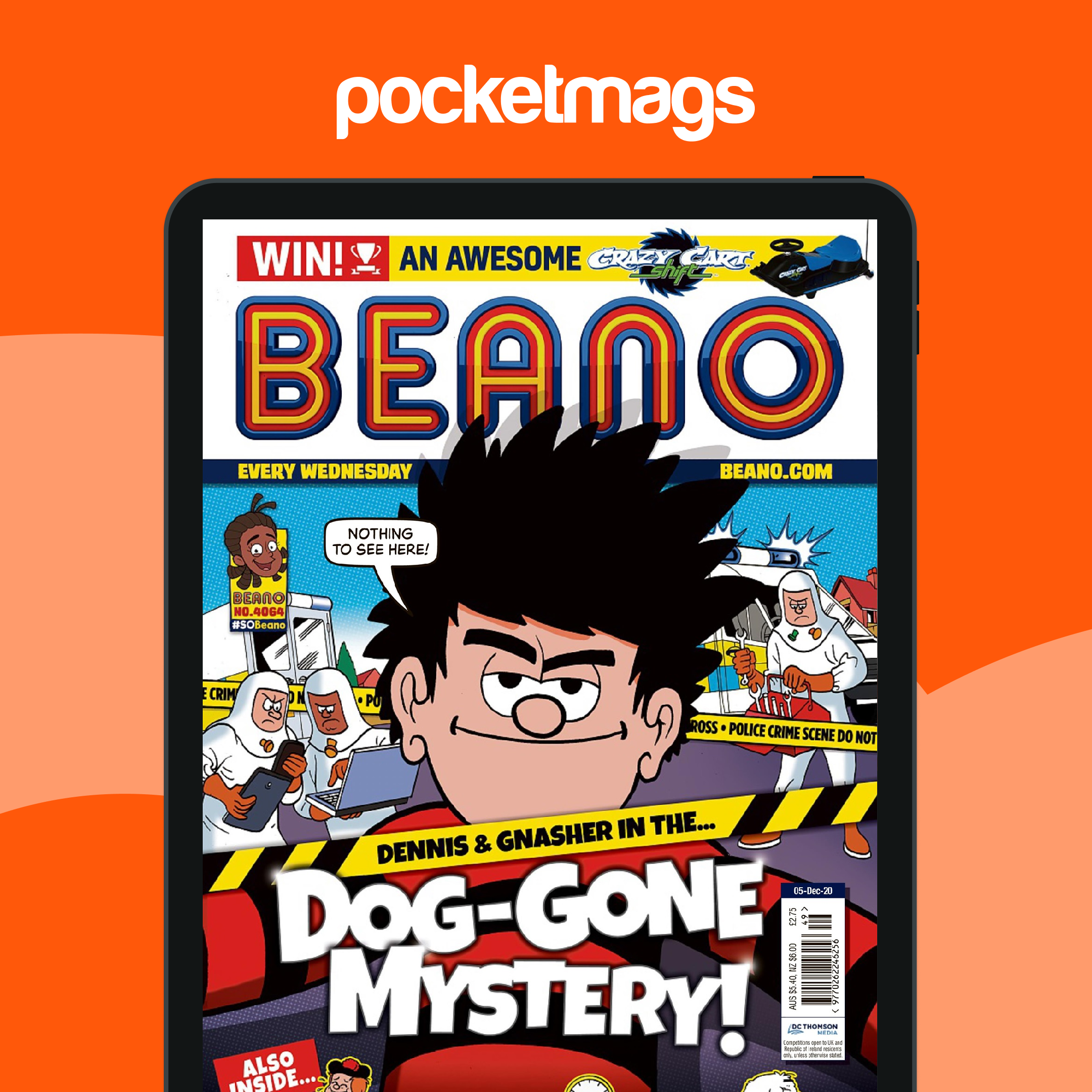 Beano Magazine - 05/12/2020 Back Issue
