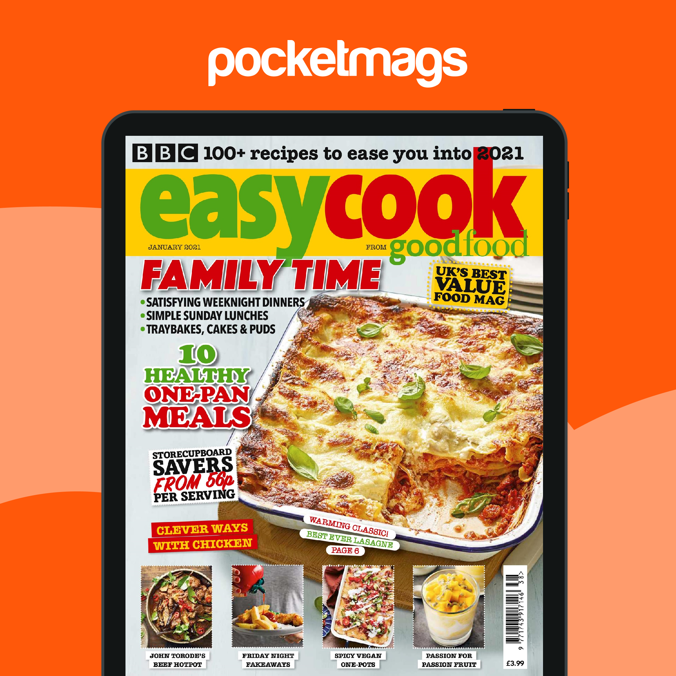 Easy Cook Magazine - Jan-21 Back Issue