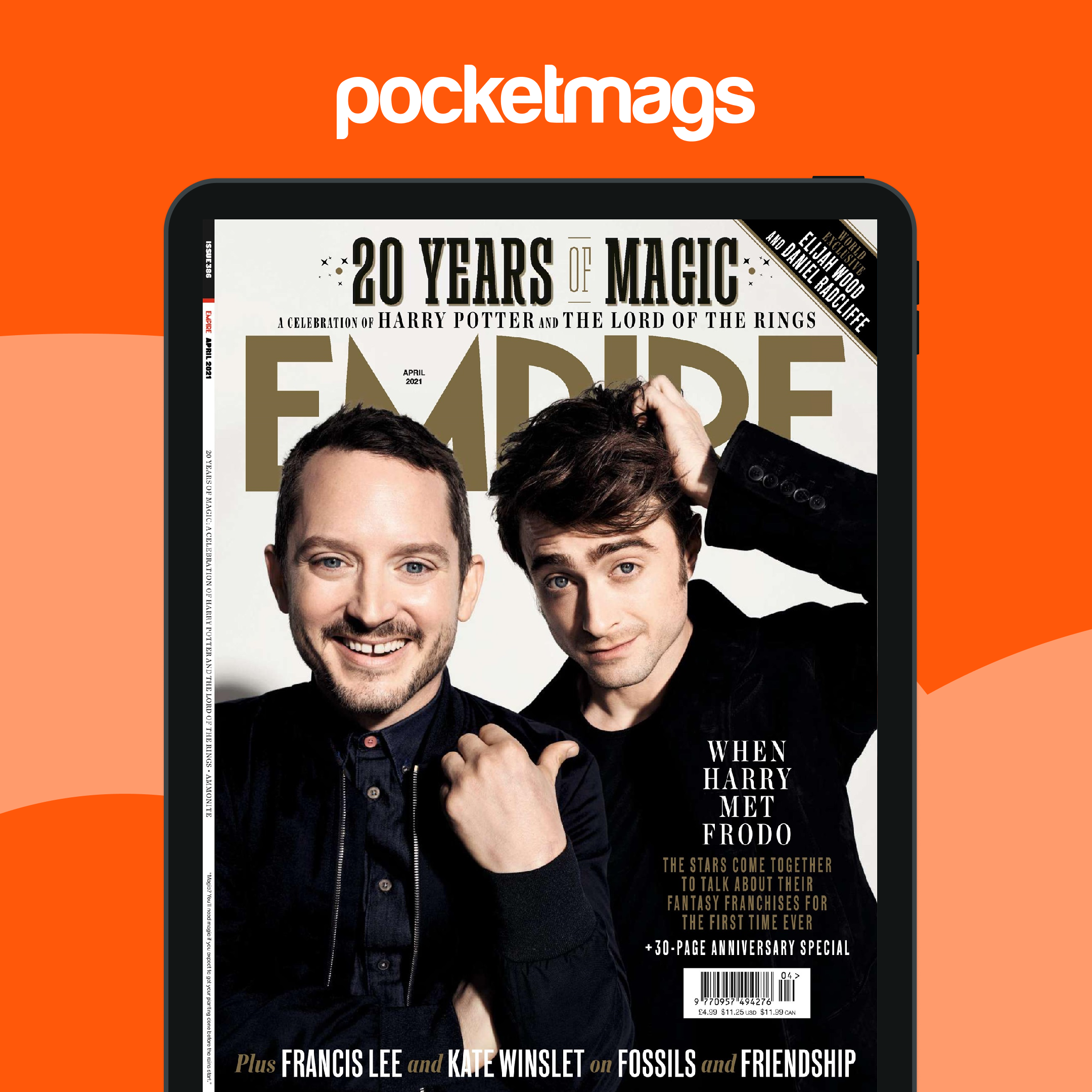 Empire Daniel Radcliffe Lord Of The Rings Harry Potter And The