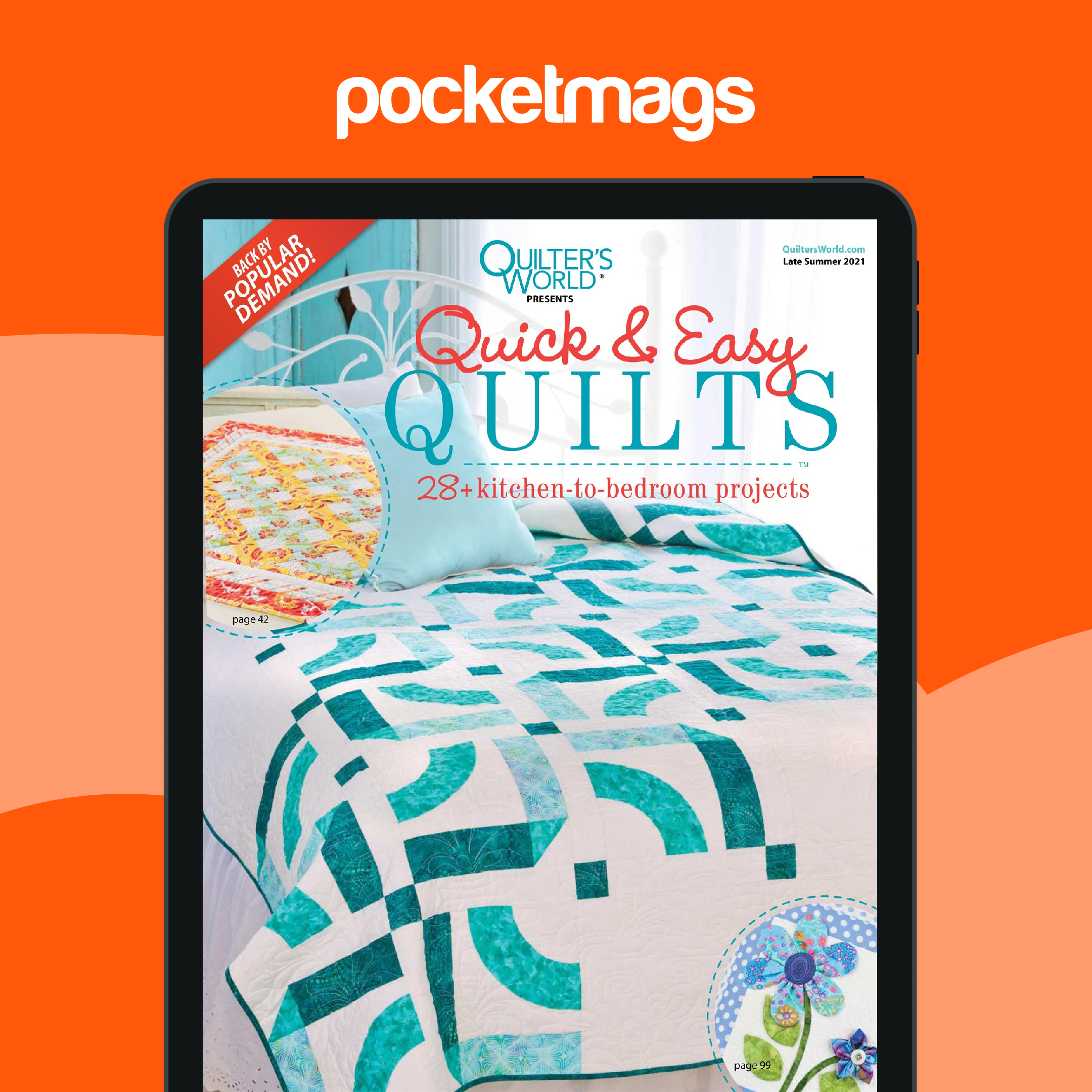 Quilter's World Magazine Quick & Easy Quilts Late Summer 2021