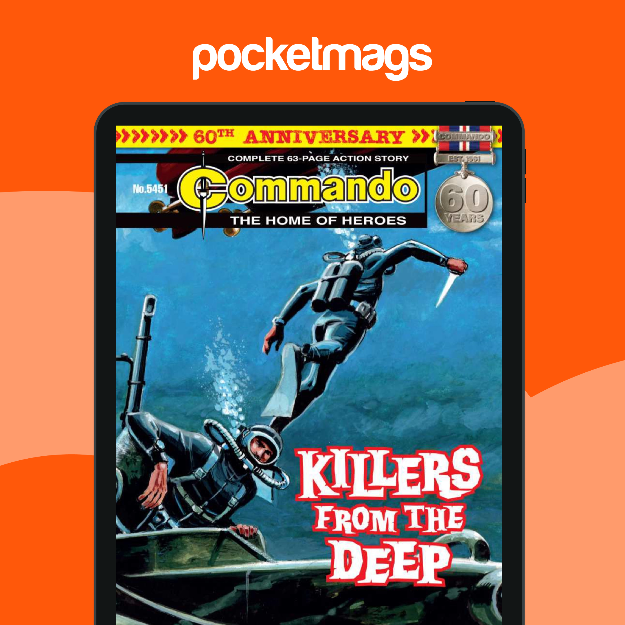 Commando Magazine - 5451 Back Issue