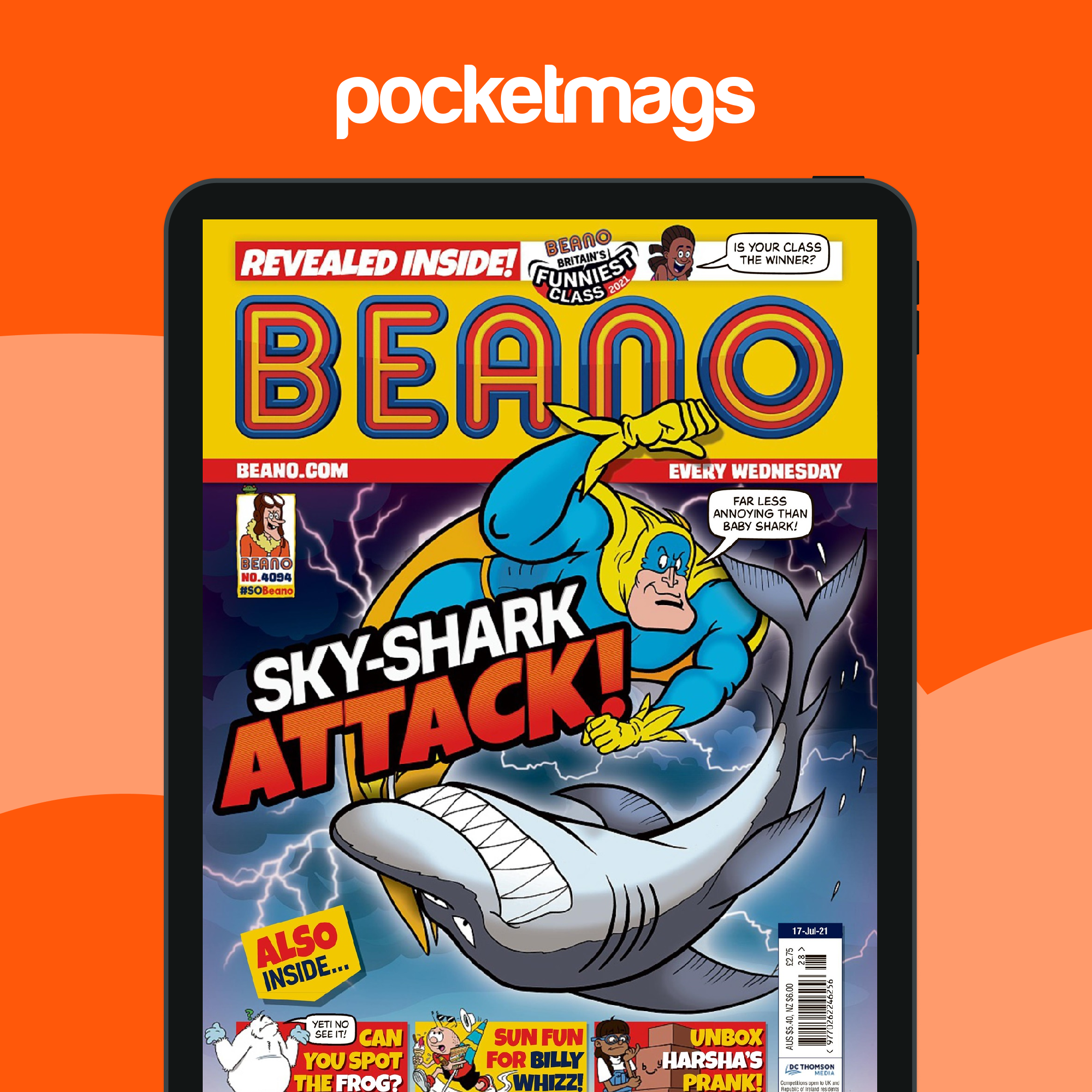 Beano Magazine - 17/07/2021 Back Issue