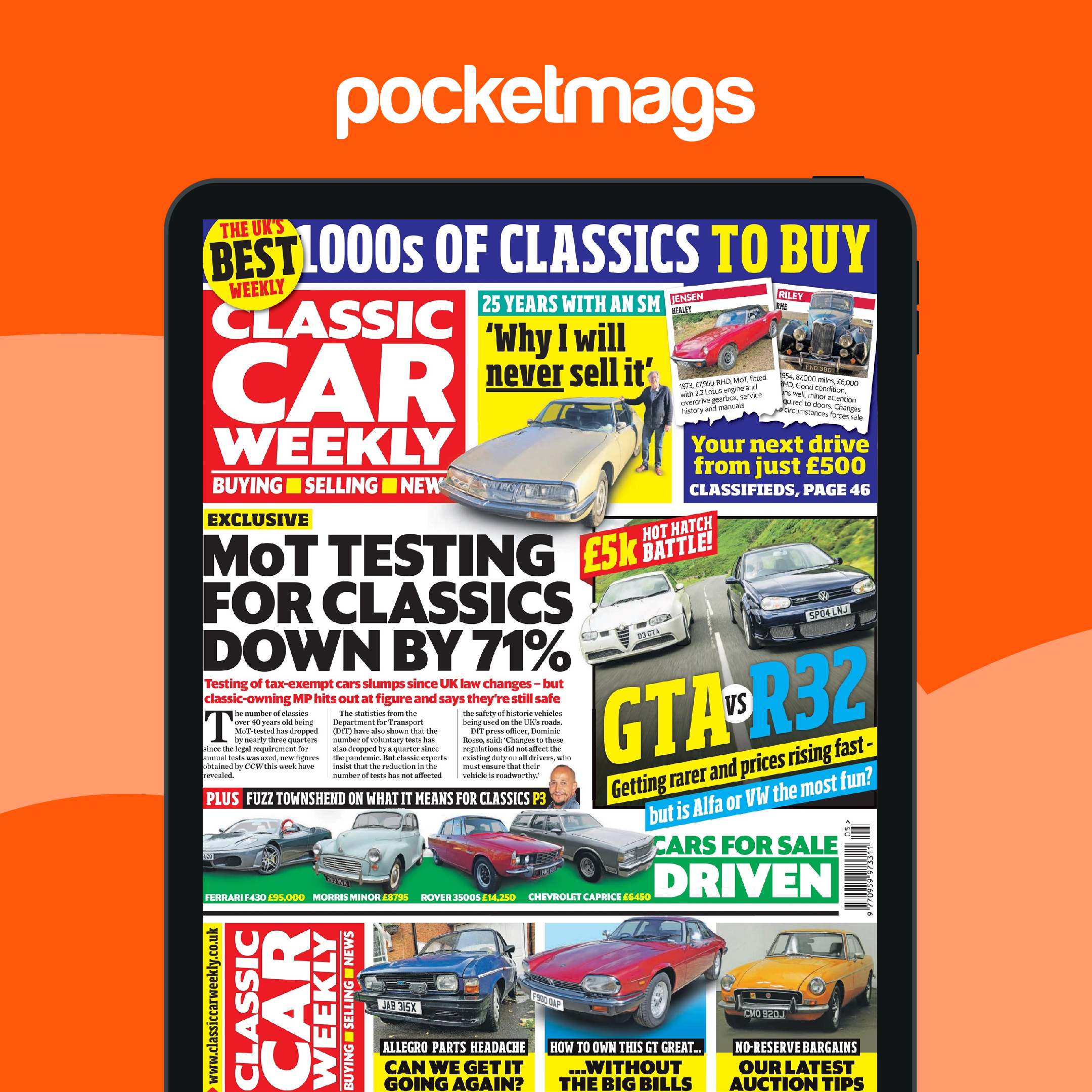 Classic Car Weekly Magazine - 02-Feb-22 Back Issue
