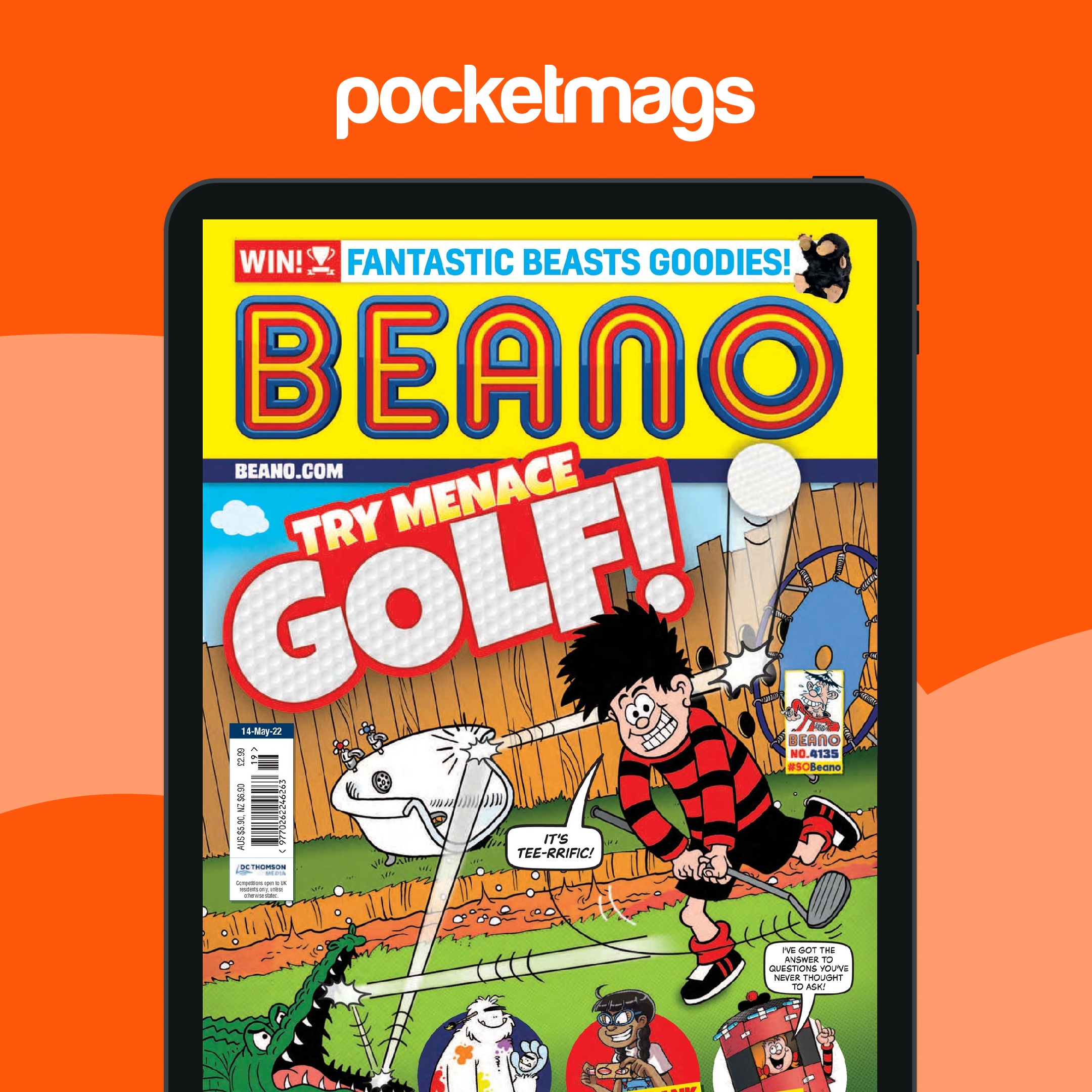 Beano Magazine - 14/05/2022 Back Issue